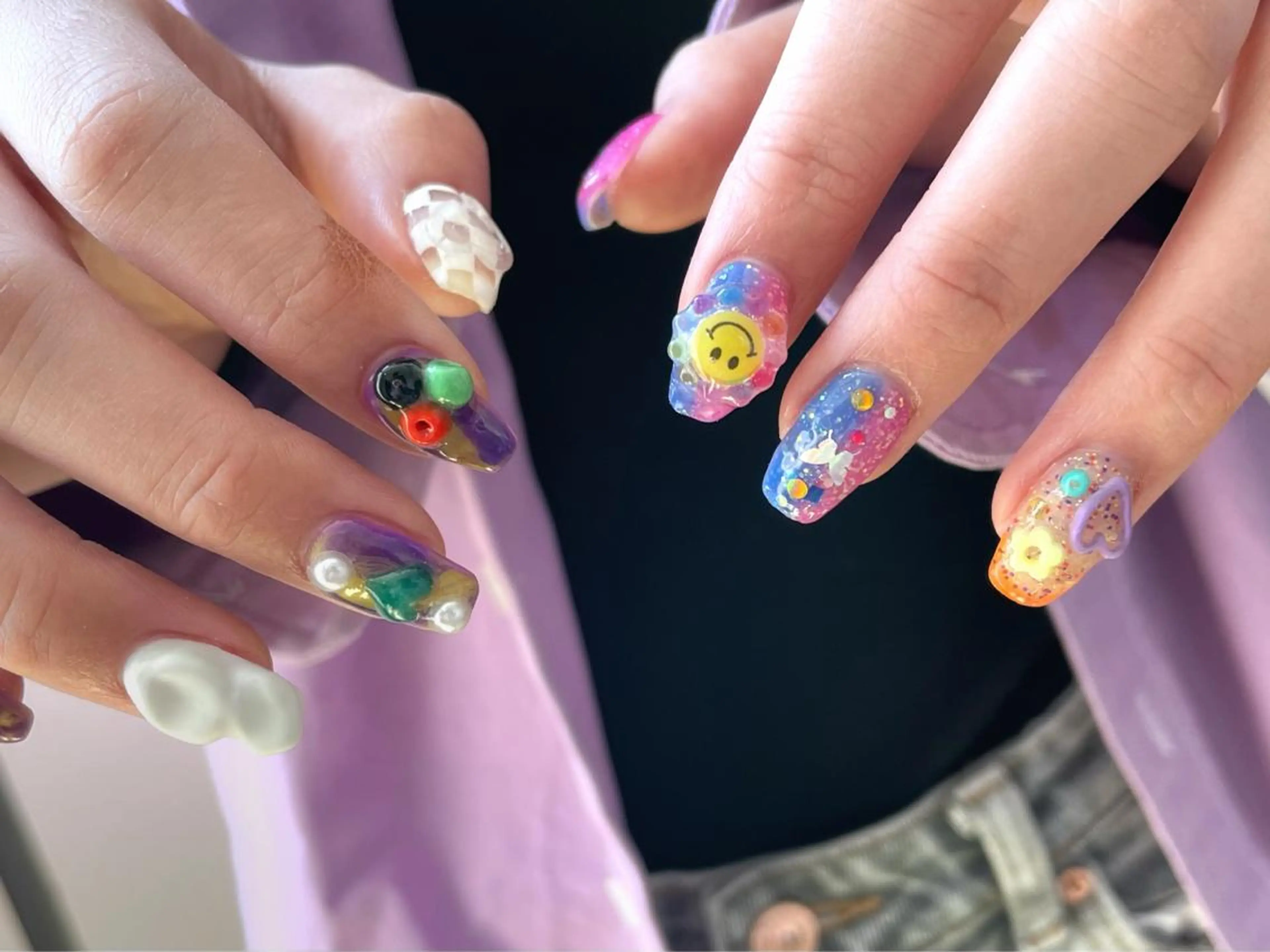 ミディアム m kaori𓃟のネイルデザイン