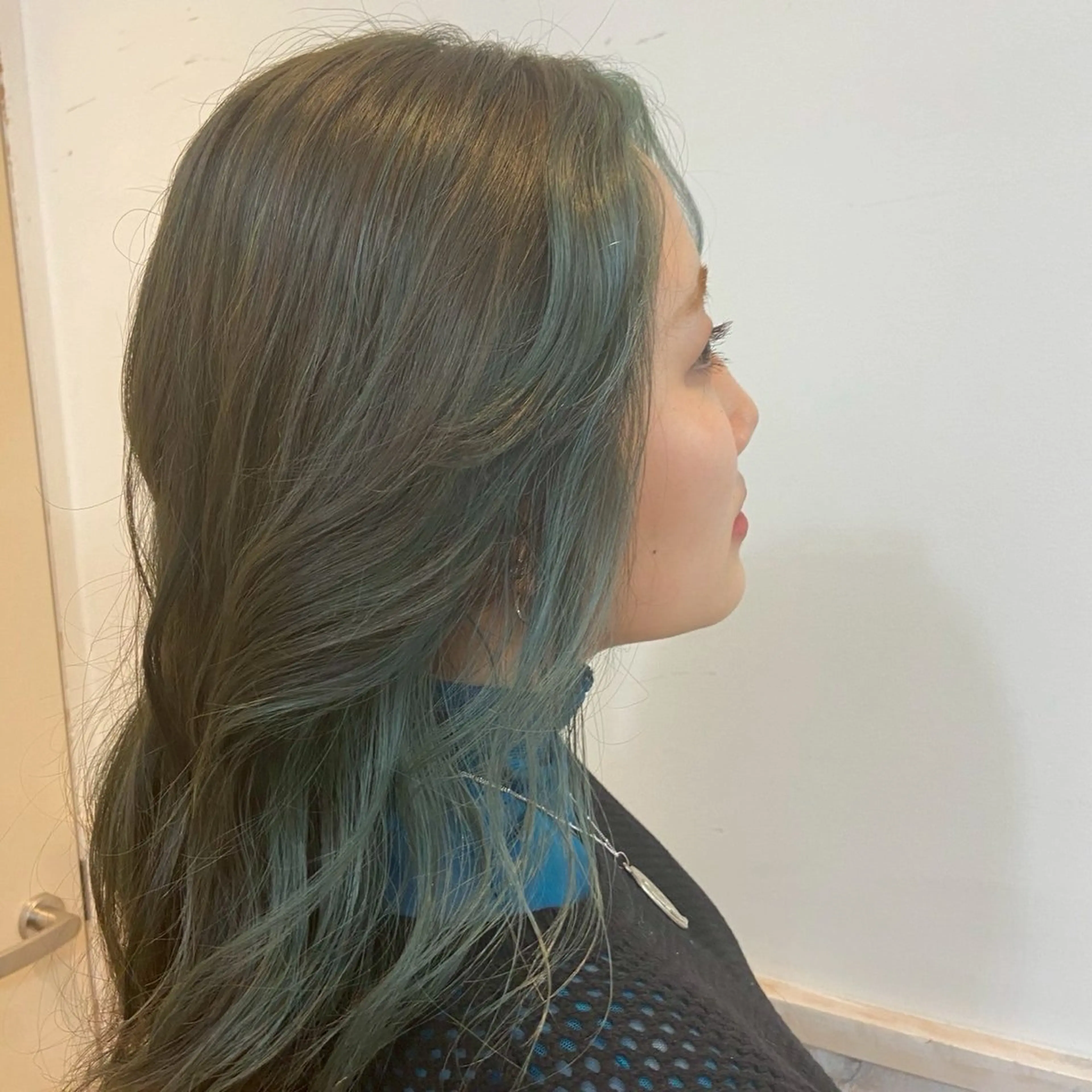 セミロング 顔周りカット カット特化 Mayuのヘアスタイル