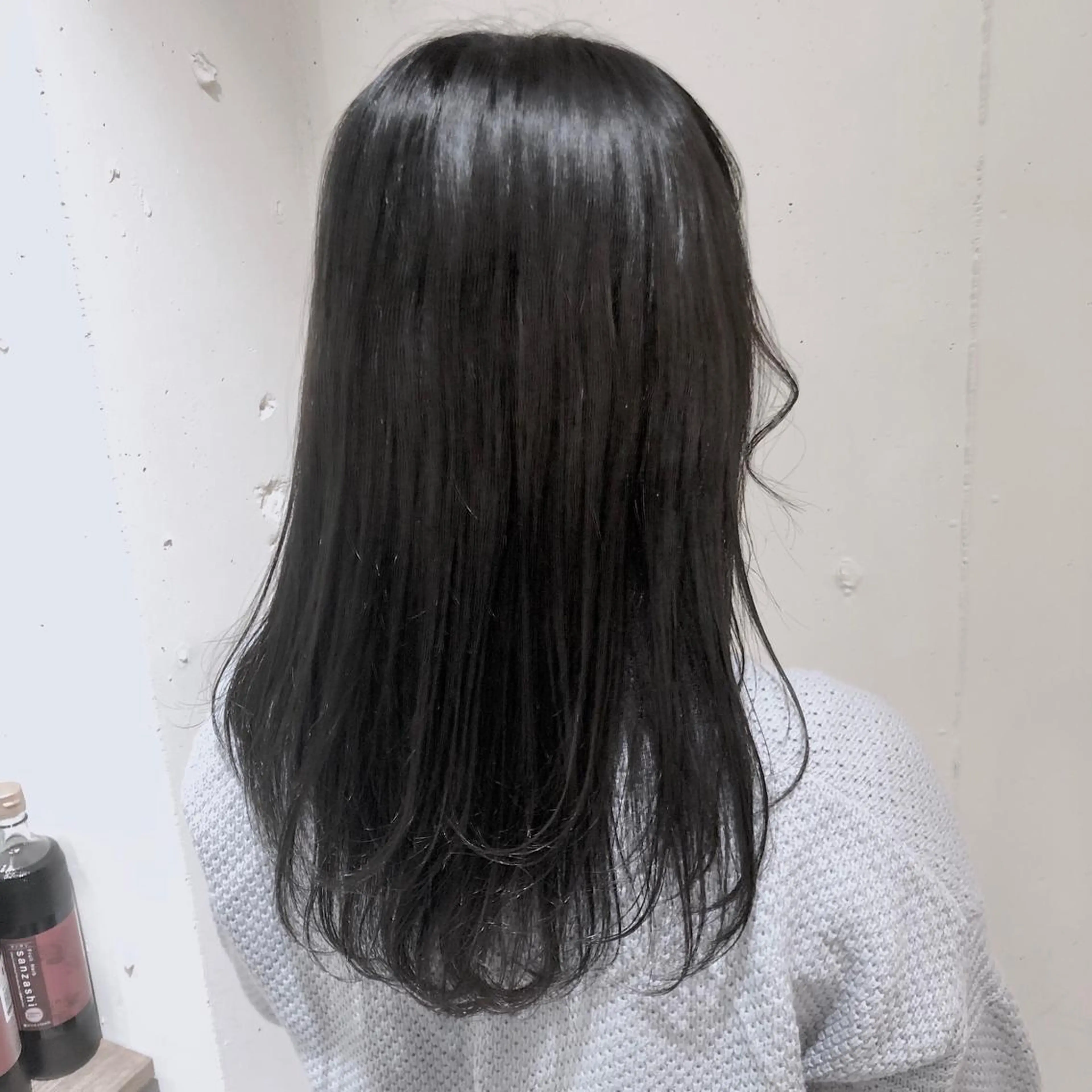 セミロング カラー パーマ ヘアアレンジ バレイヤージュ ブリーチ 透明感カラー グラデーションカラー グレージュ 【ツヤ髪美容師】 ツダケイスケのヘアスタイル