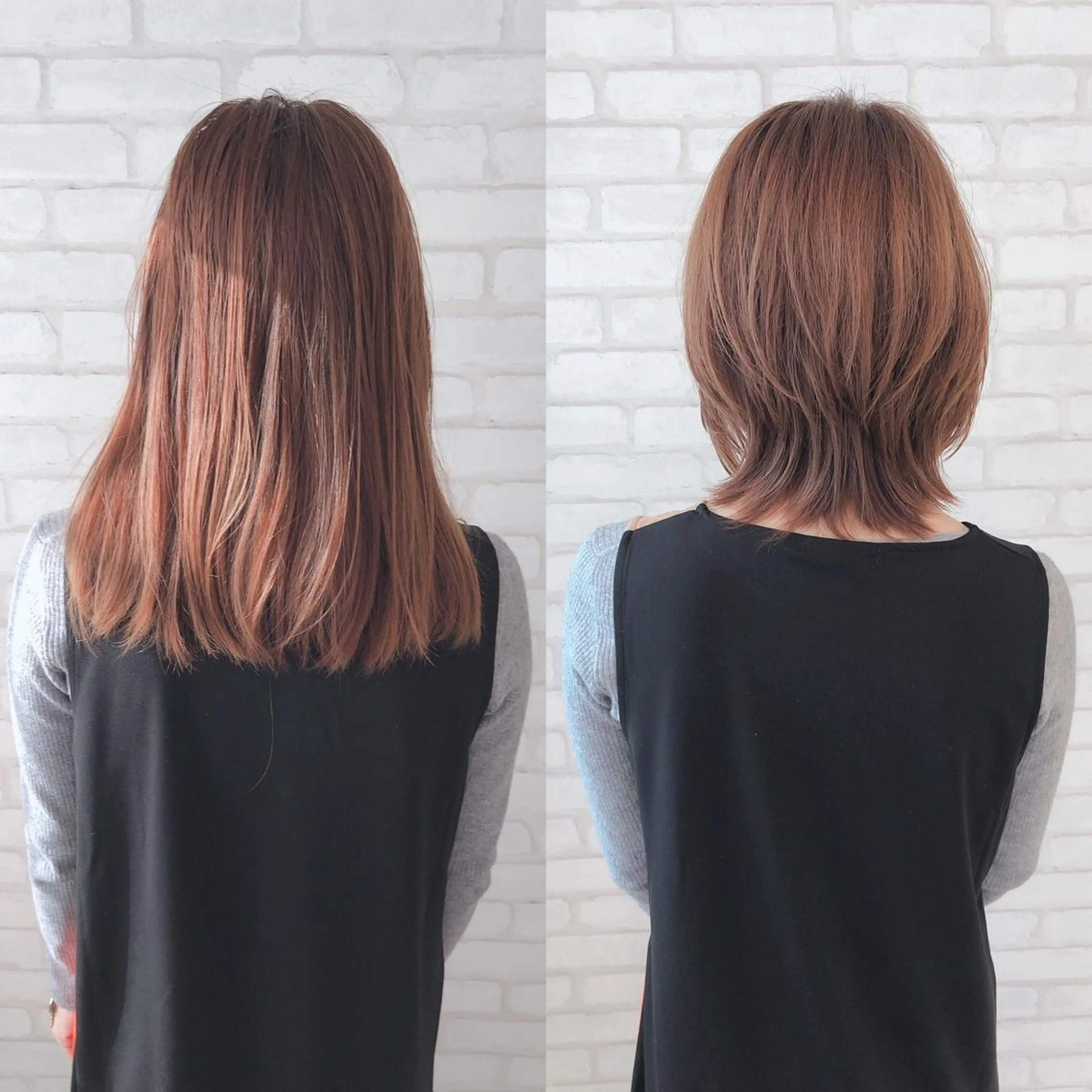 ミディアム アビリタ 警固のヘアスタイル