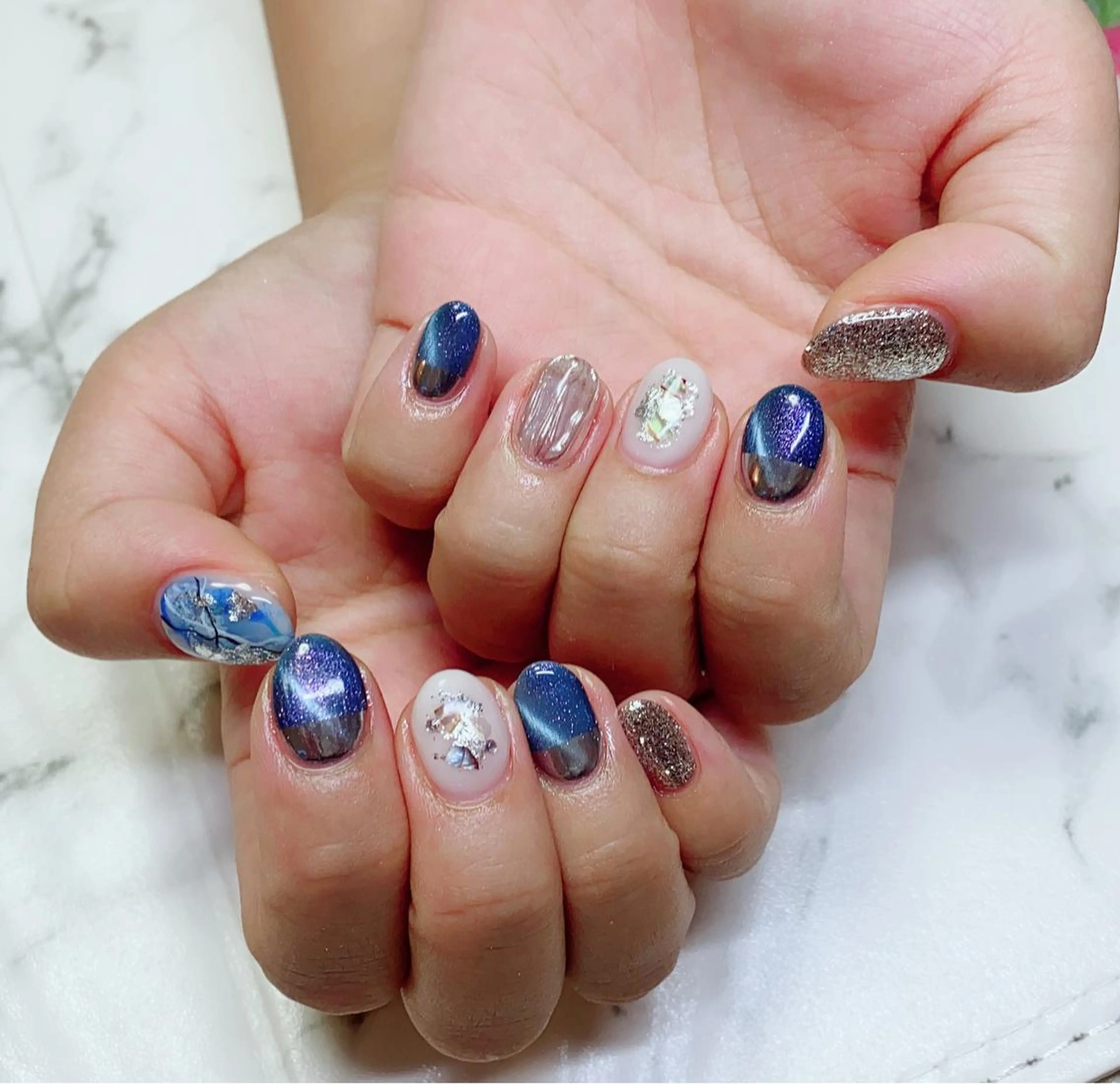 カラー ネイル Q Free nailsのネイルデザイン