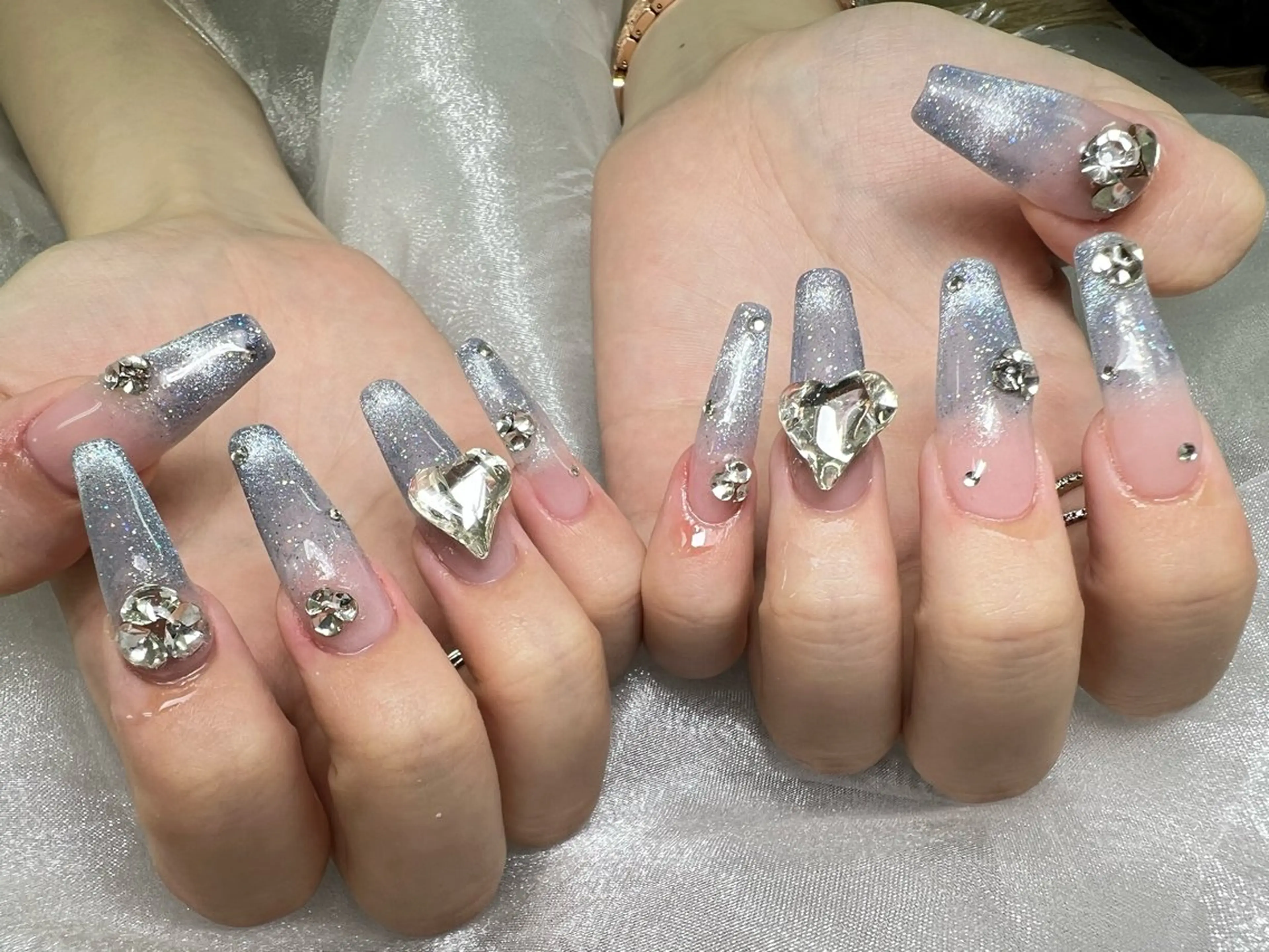 ネイル ハンドネイル Mana‪ ‪·͜· ❤︎‬のネイルデザイン