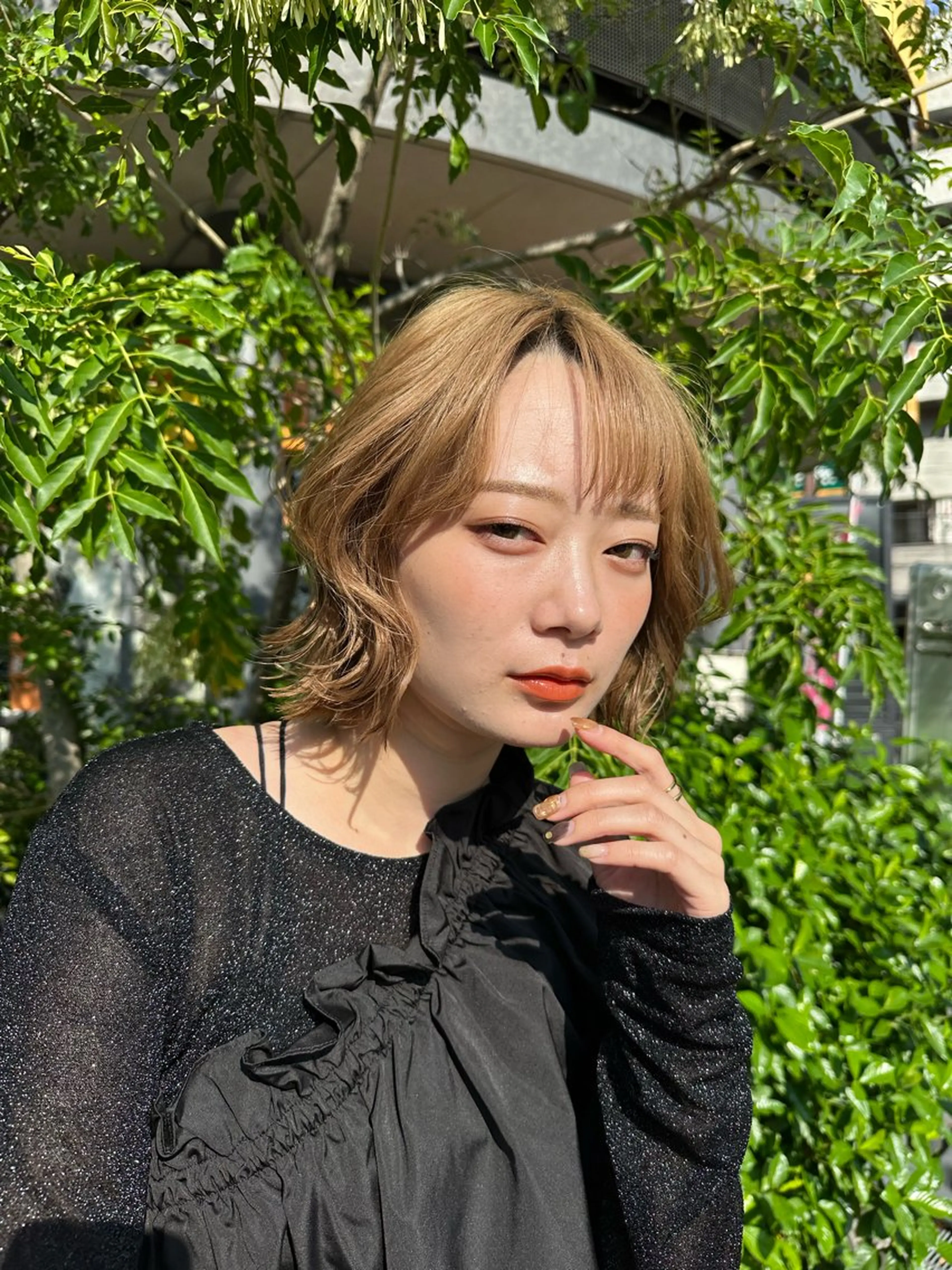 ミディアム 髪質改善 トリートメント カット ヘアカラー 雰囲気似合わせ/永田 汰伊智/艶カラー🫧のヘアスタイル