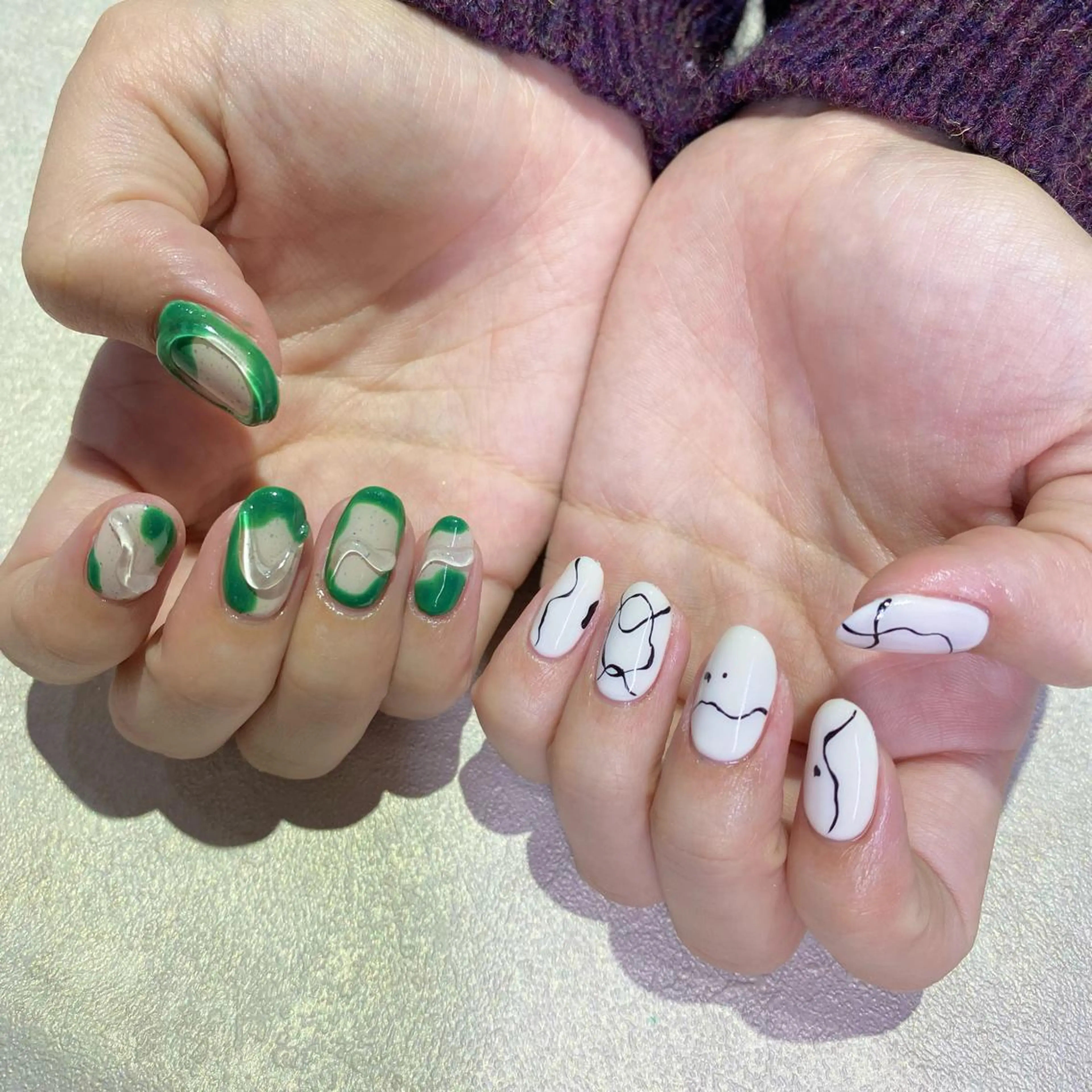 ネイル Amber21.所属・Nagahama Akariのネイルデザイン