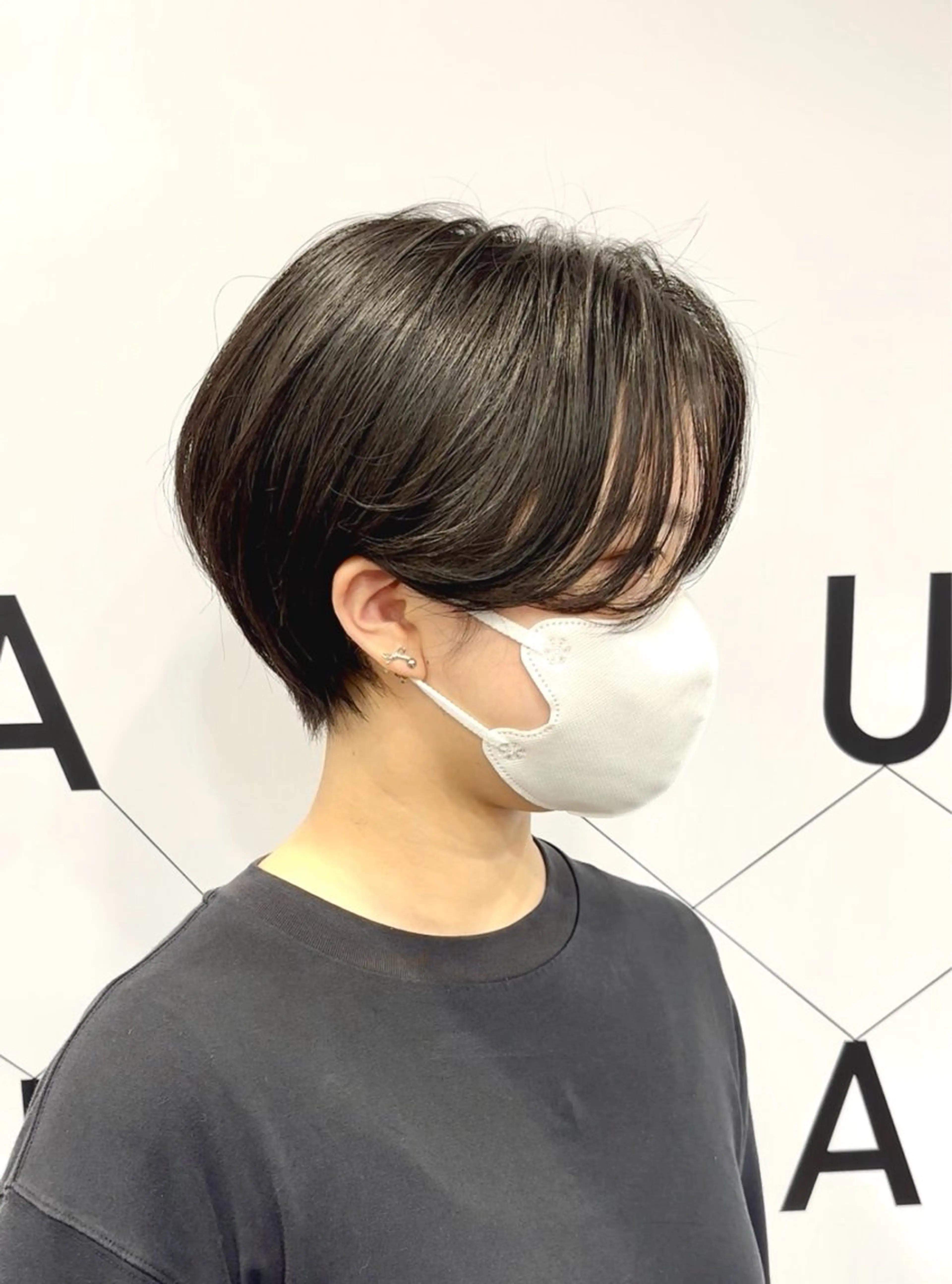 ショート ショートボブ ハンサムショート 丸みショート ボブ くびれヘア HARUKI  MINATO Japan広島紙屋町店所属・hmj紙屋町店 脊戸智志のエステ・リラクイメージ