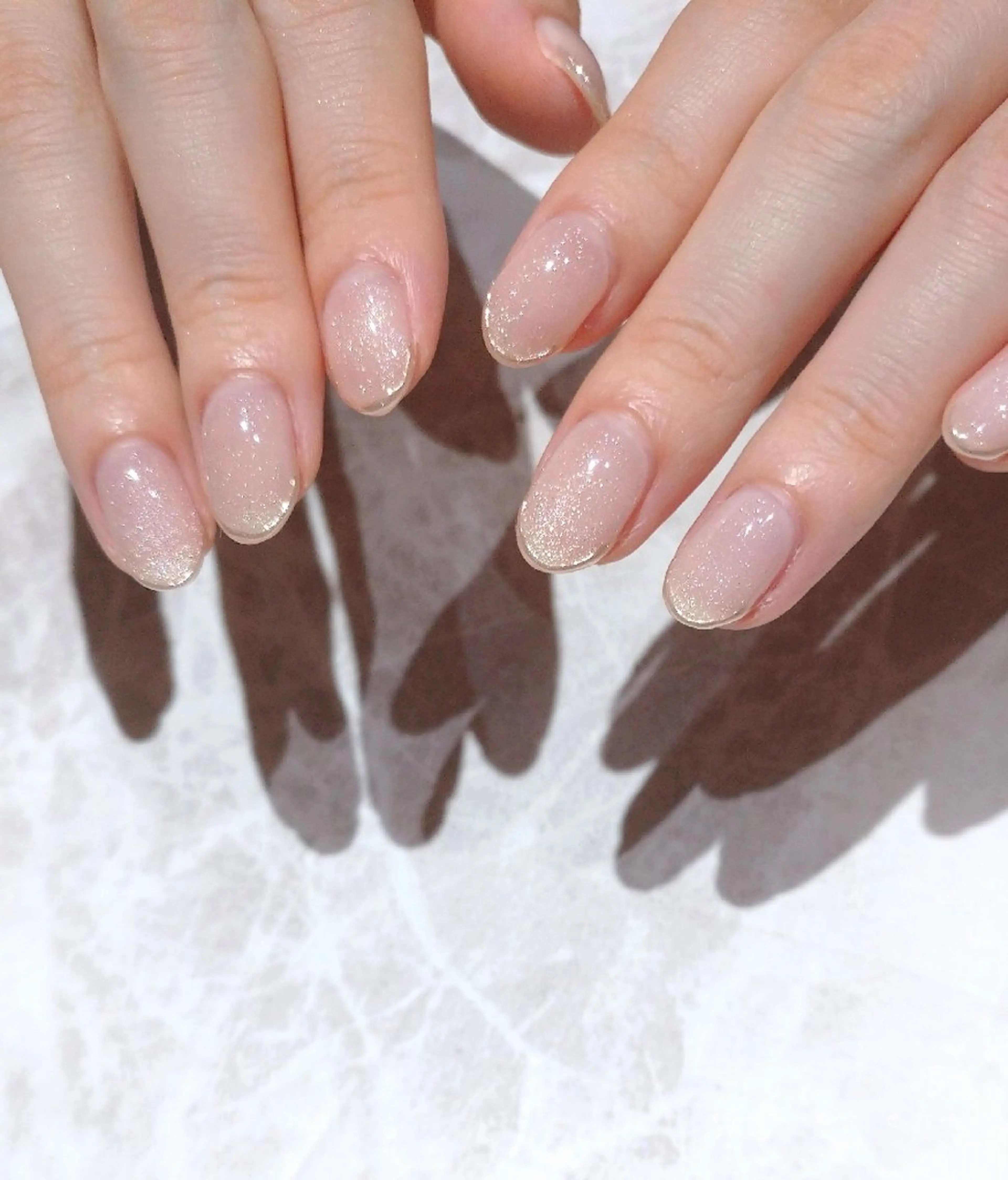 ネイル フレンチネイル マグネットネイル ミラーネイル ハンドネイル 會田 瑠衣のネイルデザイン