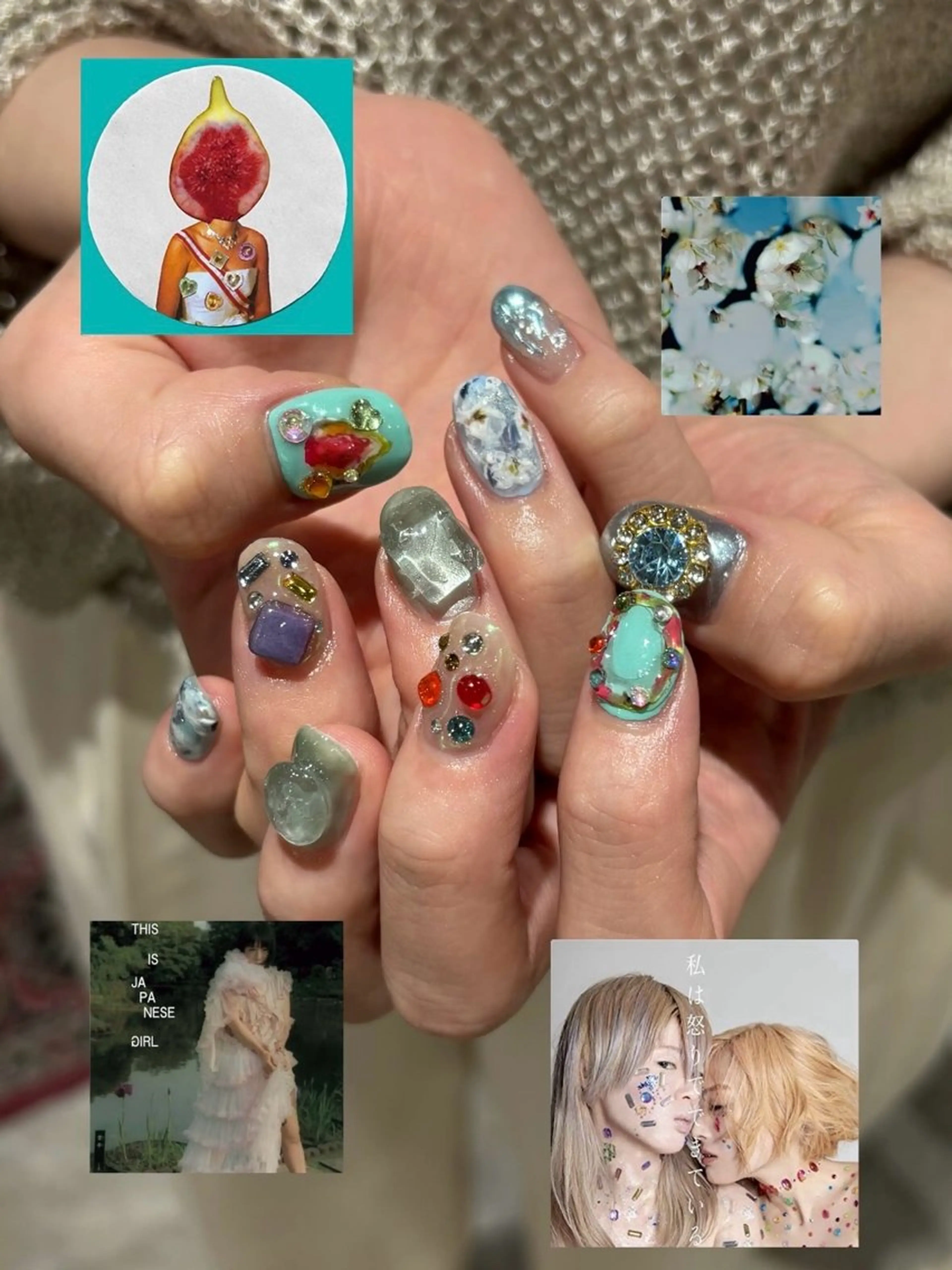 ネイル hinako /個性派ニュアンスのネイルデザイン