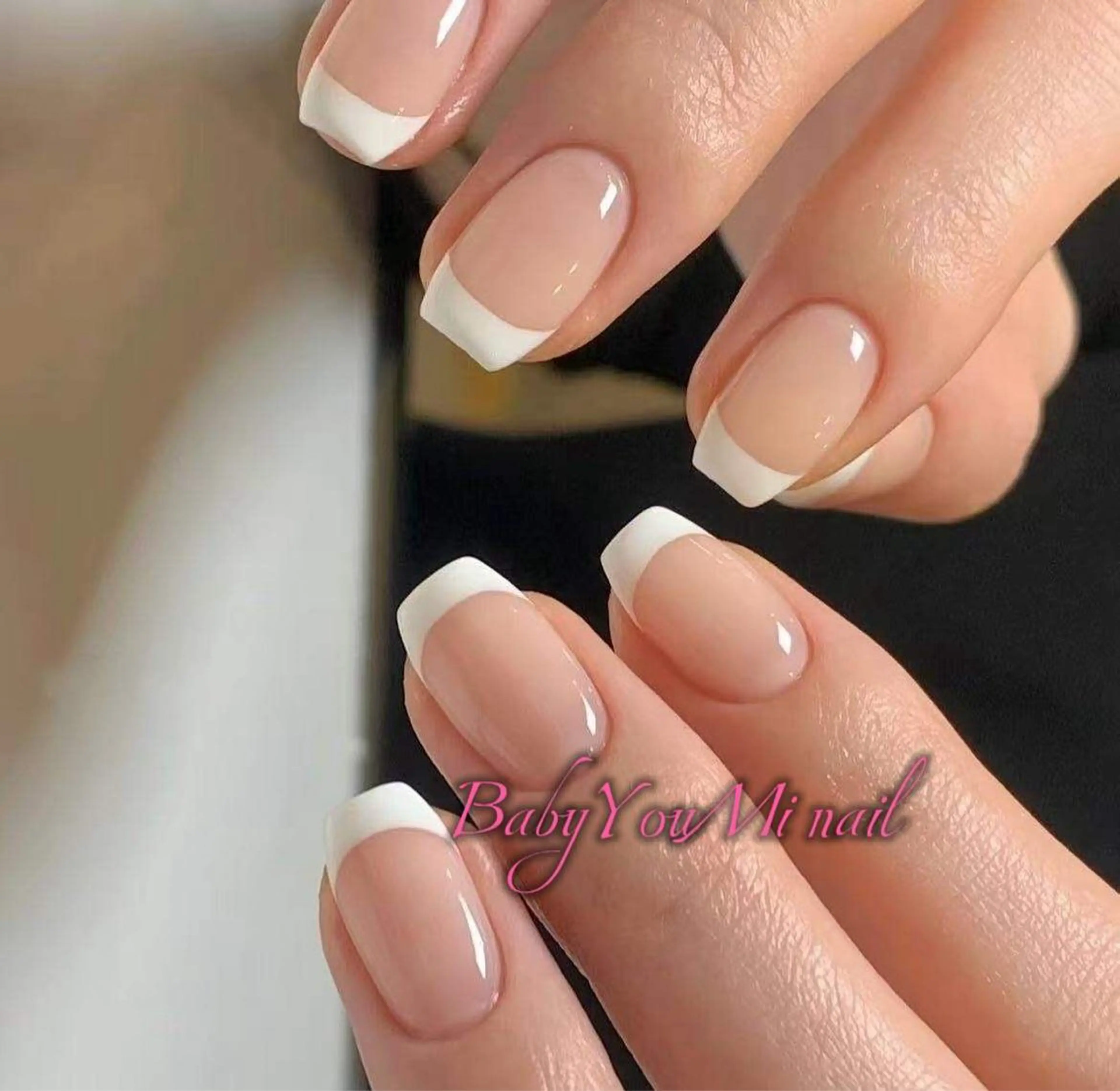 ネイル オーロラネイル フラワーネイル フットネイル フレンチネイル ジェルネイル ハンドネイル BabyYouMi nailのネイルデザイン