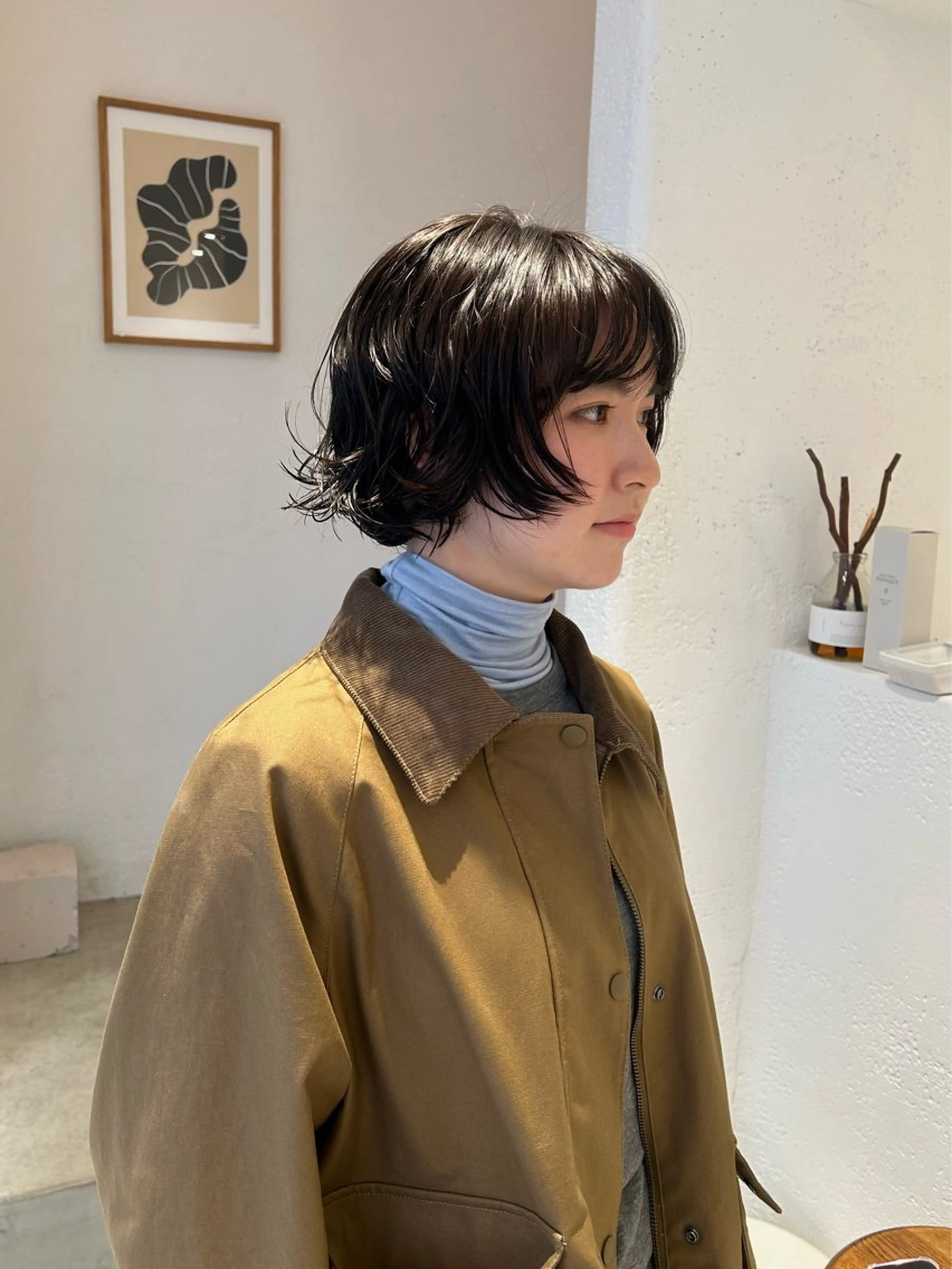 ショート ショートボブ ボブ ショートヘア iwami rena /Nary河原町のヘアスタイル