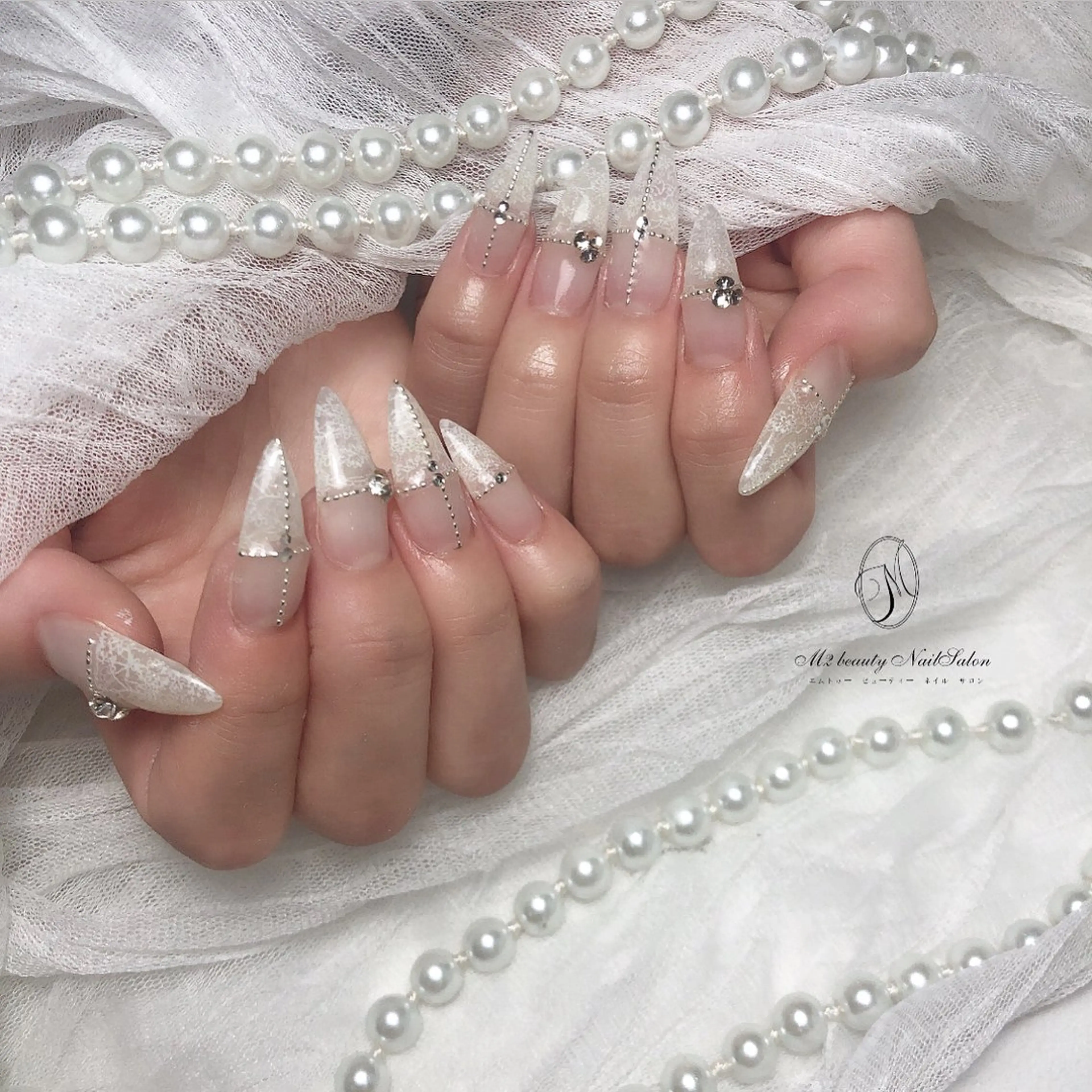 ネイル 長さ出し ジェルネイル パラジェル スカルプネイル ネイルチップ ハンドネイル M2 beauty Nankaのネイルデザイン