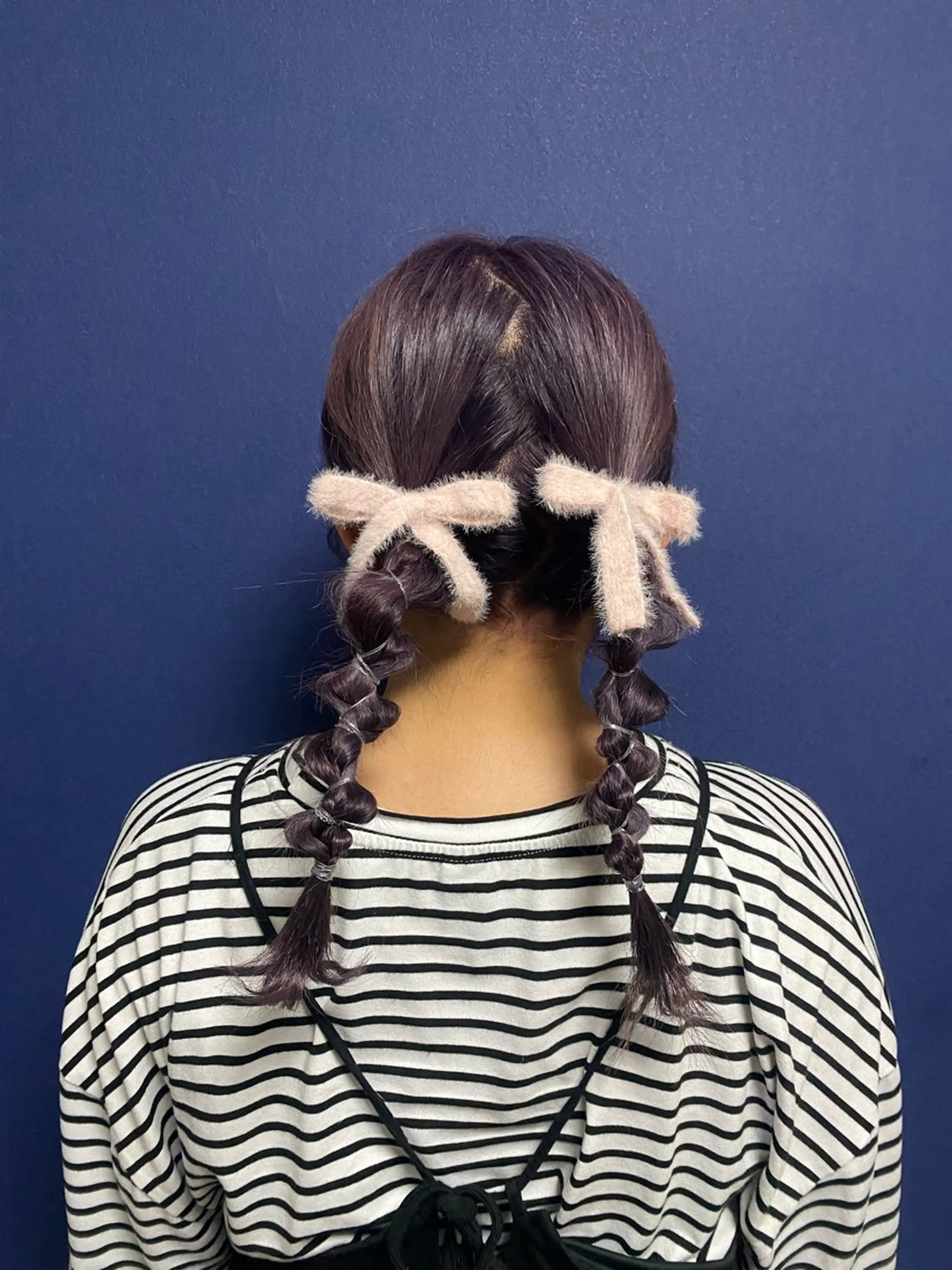 ミディアム カラー ヘアアレンジ 堺 未来のヘアスタイル