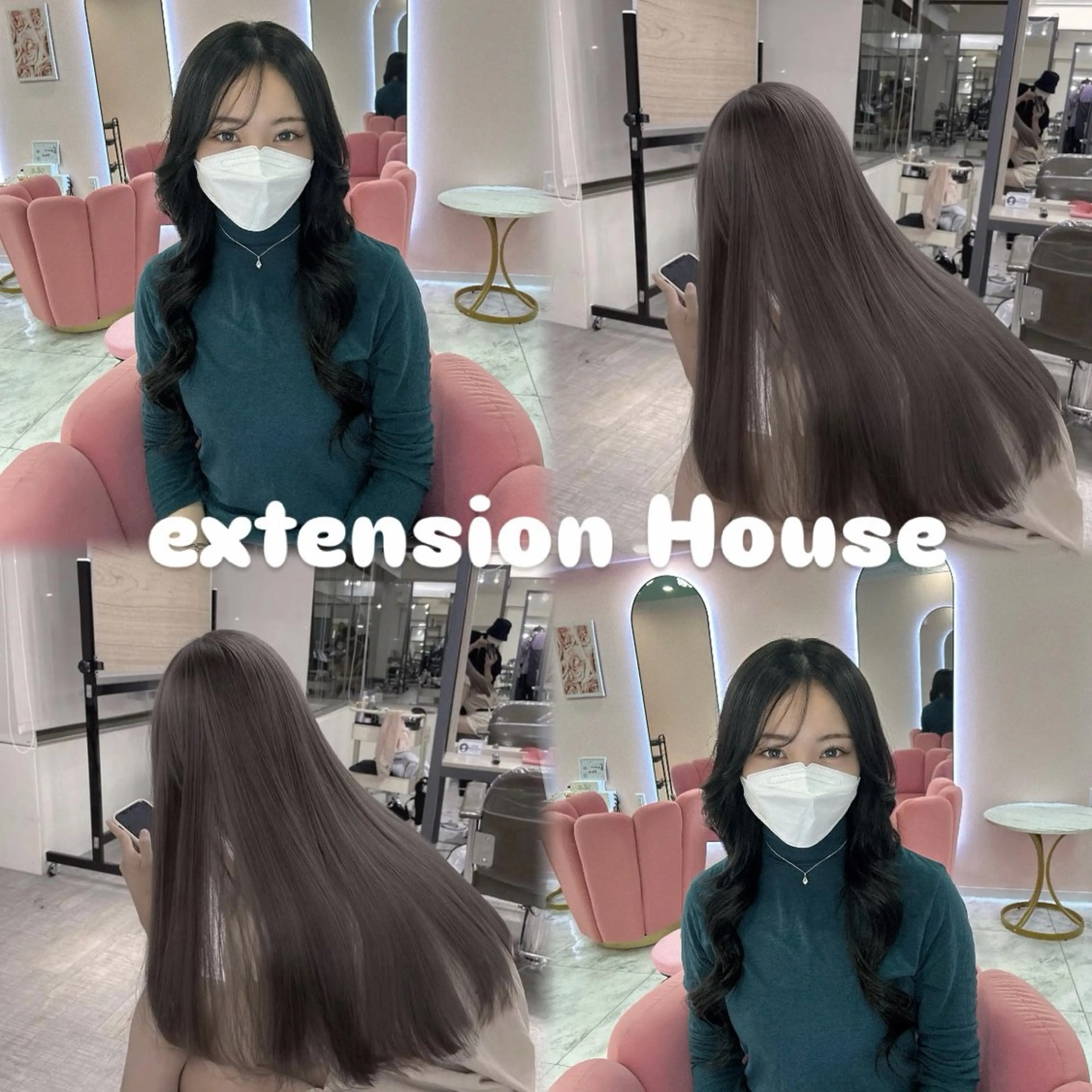 ロング カット エクステ シールエクステの女神 🍑Momo🍑のヘアスタイル