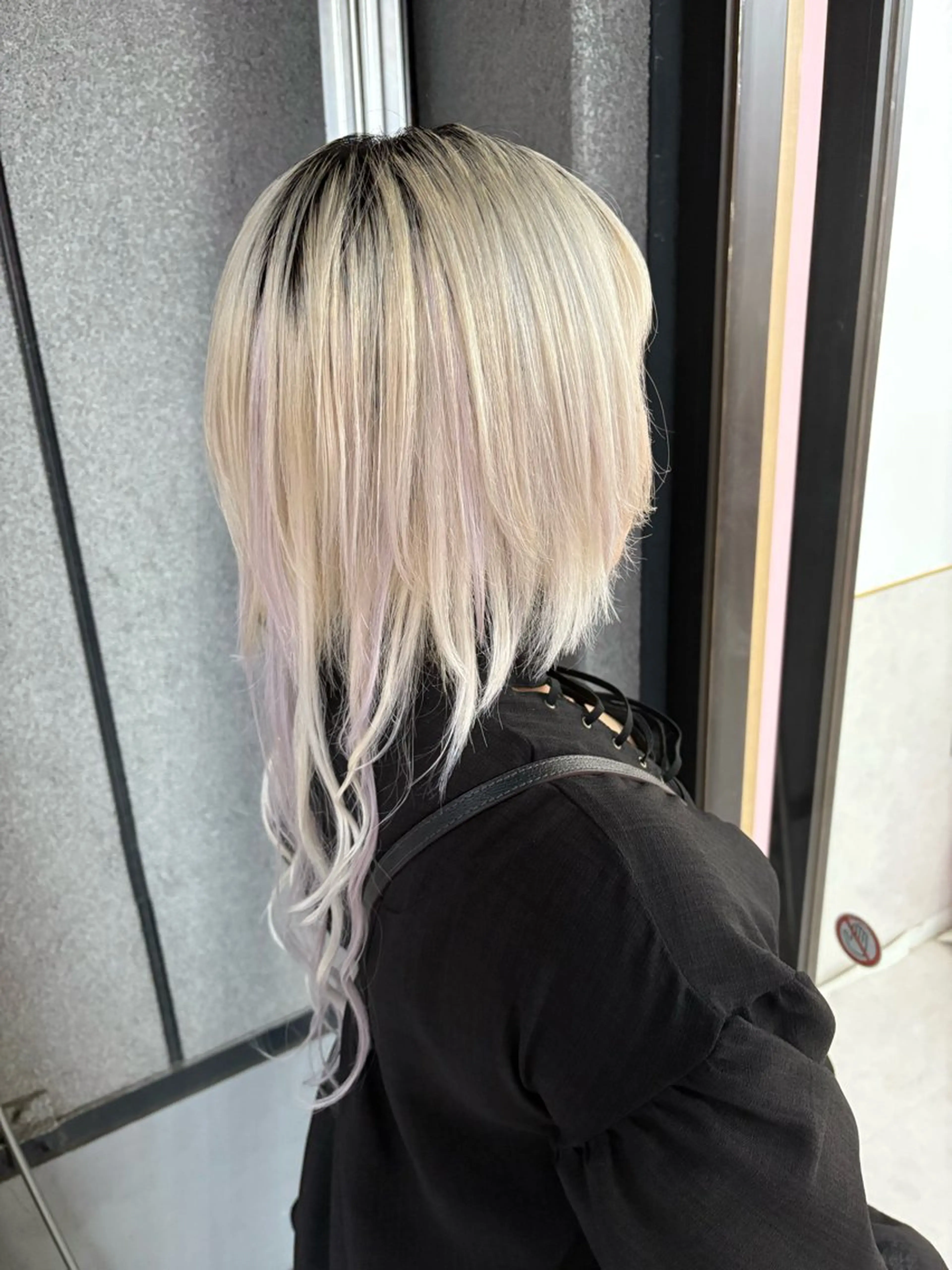 ミディアム エクステ レイヤーカット ウルフカット ウルフレイヤー 甘ふわgirly🎀 ハイトーン🤍Ramのヘアスタイル