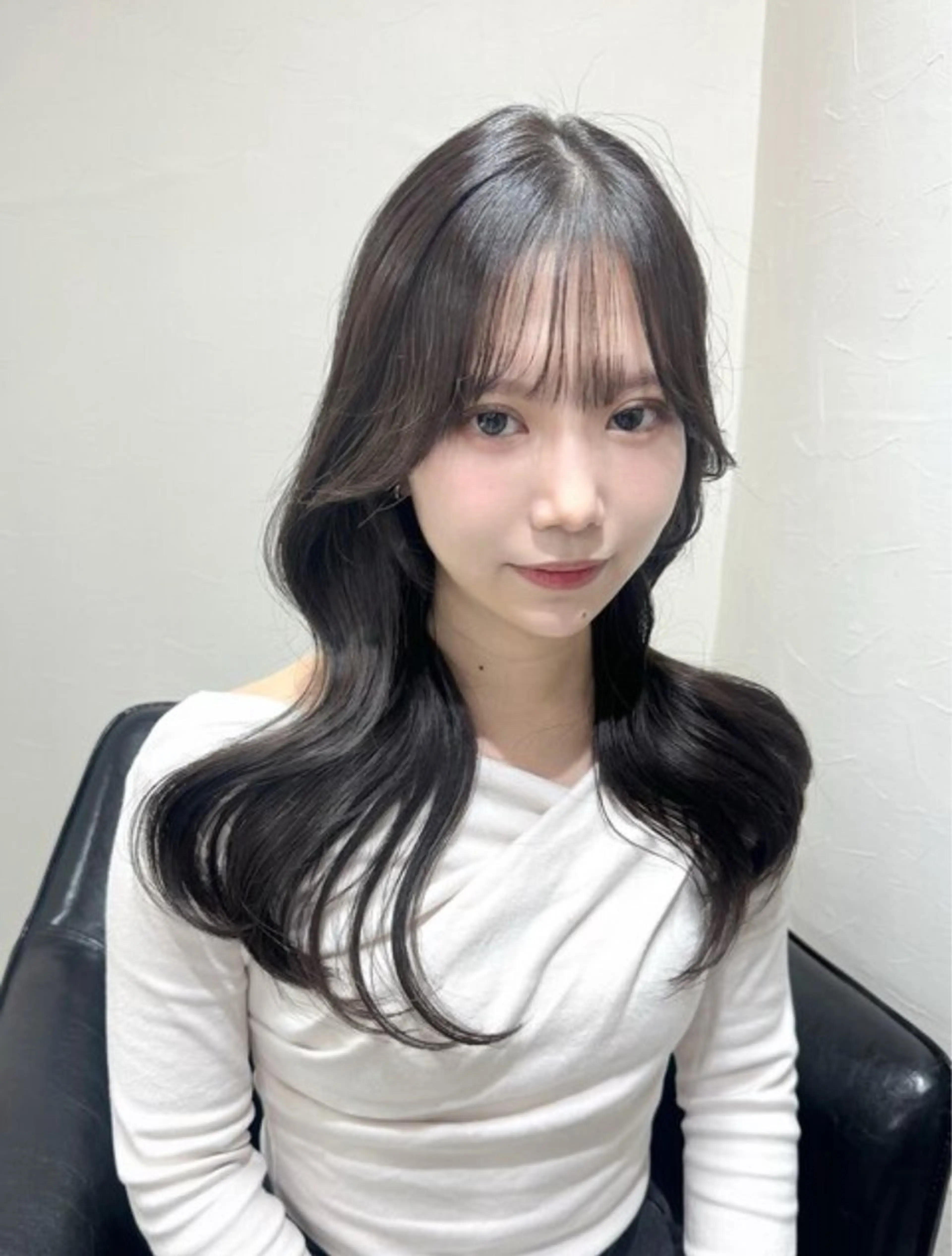 ロング カット ヘアカラー トリートメント レイヤー/韓国風 三好悠生のヘアスタイル