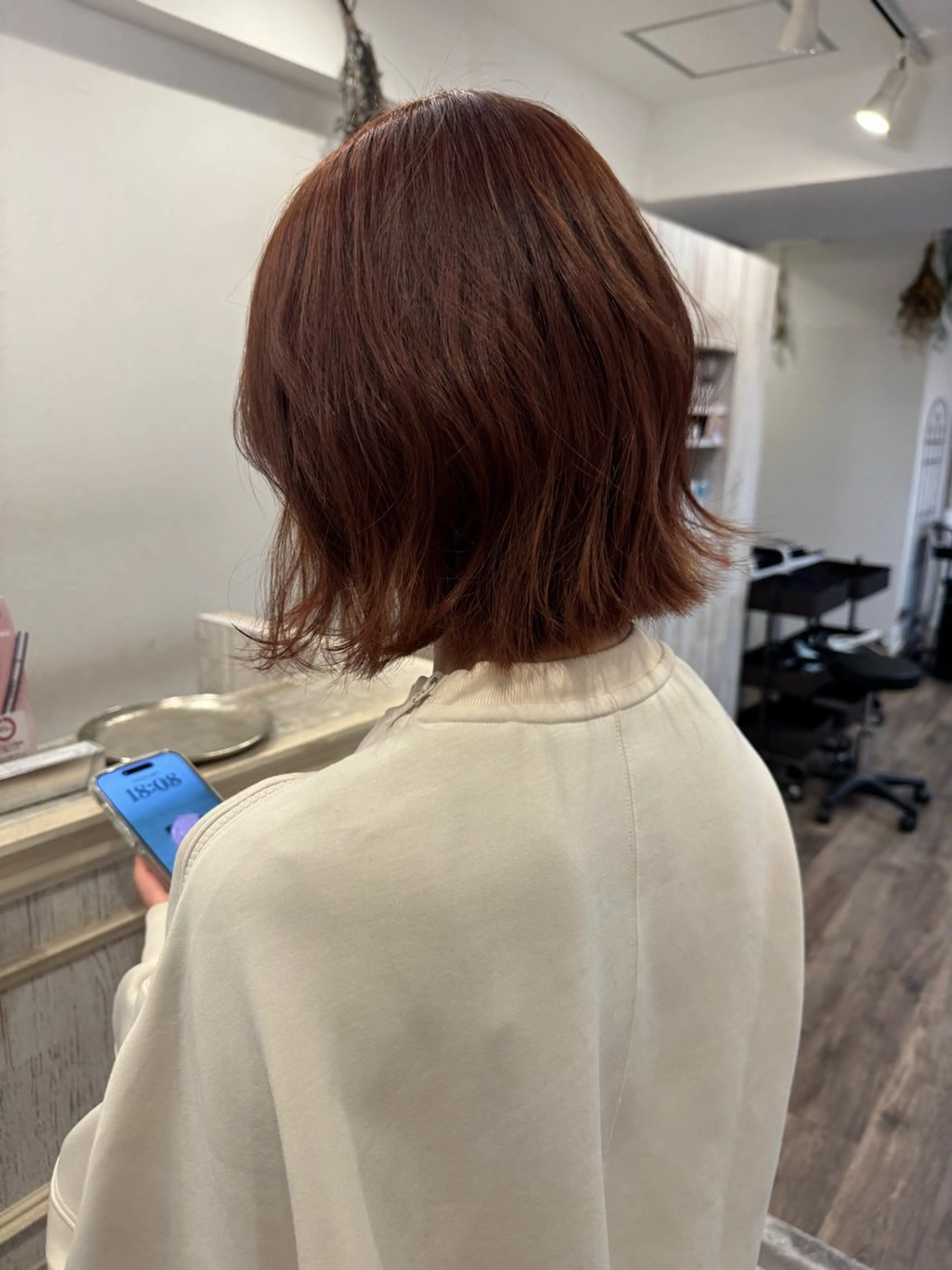 ミディアム カラー ブラウンカラー テラコッタ カット ヘアカラー トリートメント m ā l o.🌷 サカモトマイコのヘアスタイル