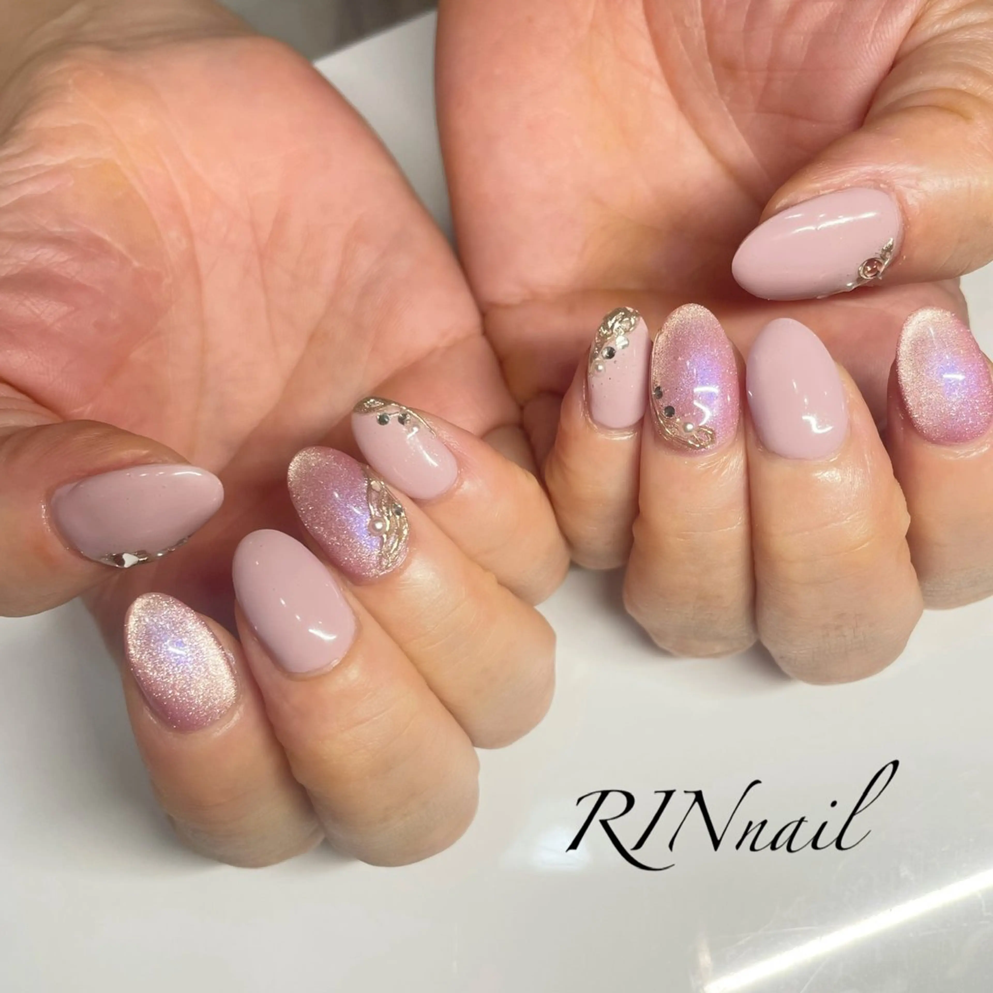 ネイル ハンドネイル ハンドケア RIN HOMEnailのネイルデザイン