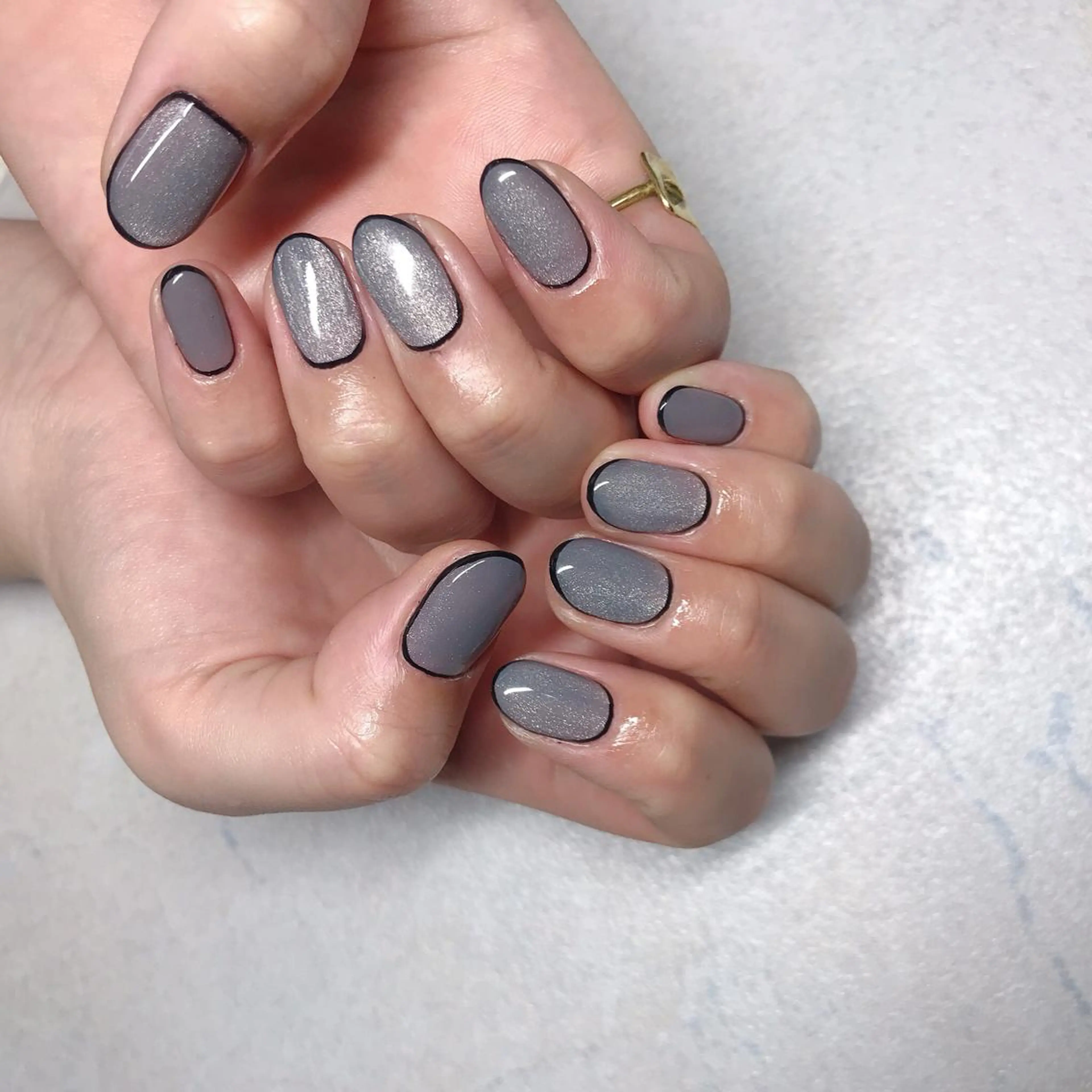 ネイル マグネットネイル ハンドネイル フットネイル Utopia nail_のネイルデザイン