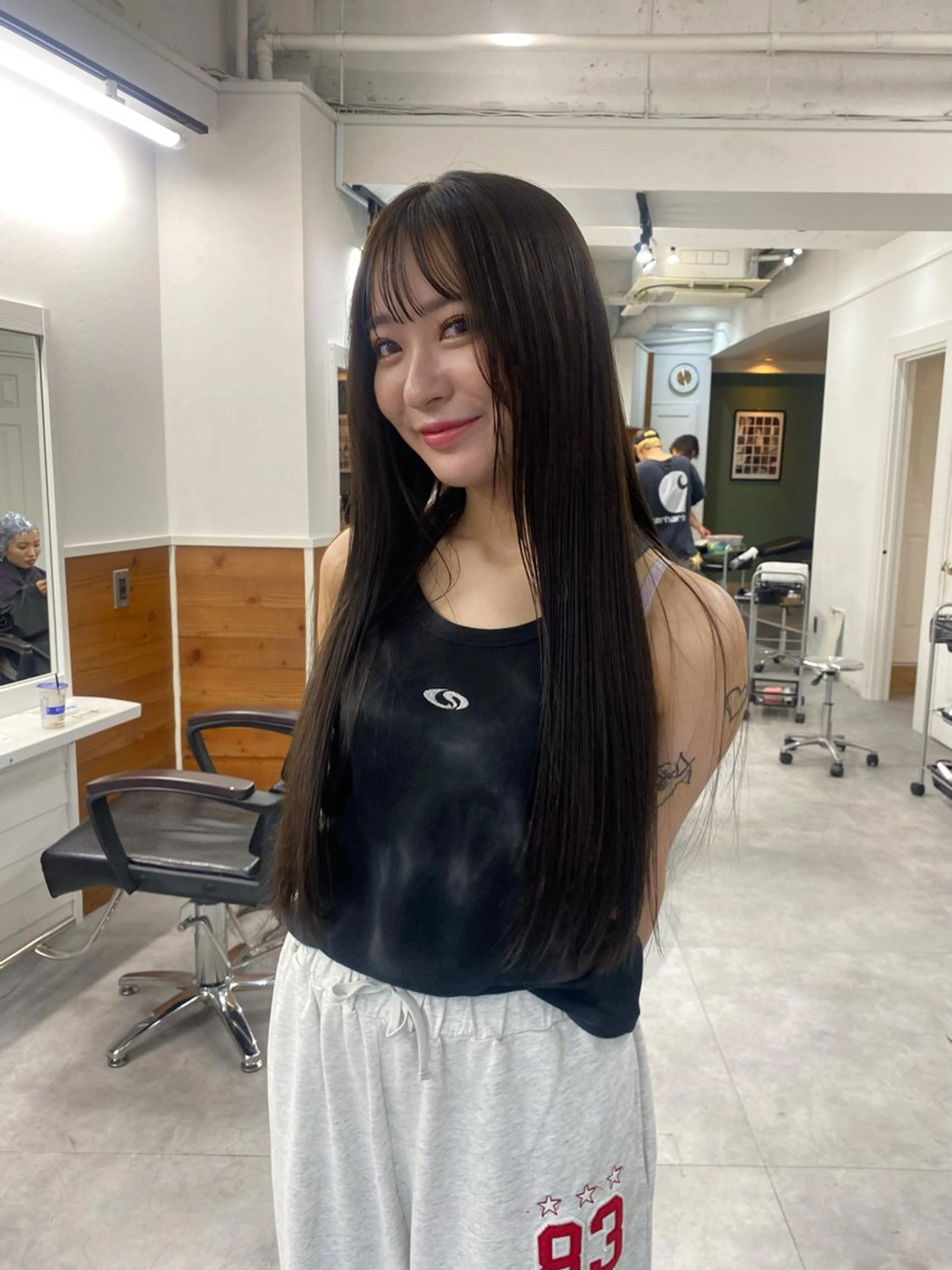 ロング カラー レイヤーボブ/ 艶カラー/サナ🌼のヘアスタイル