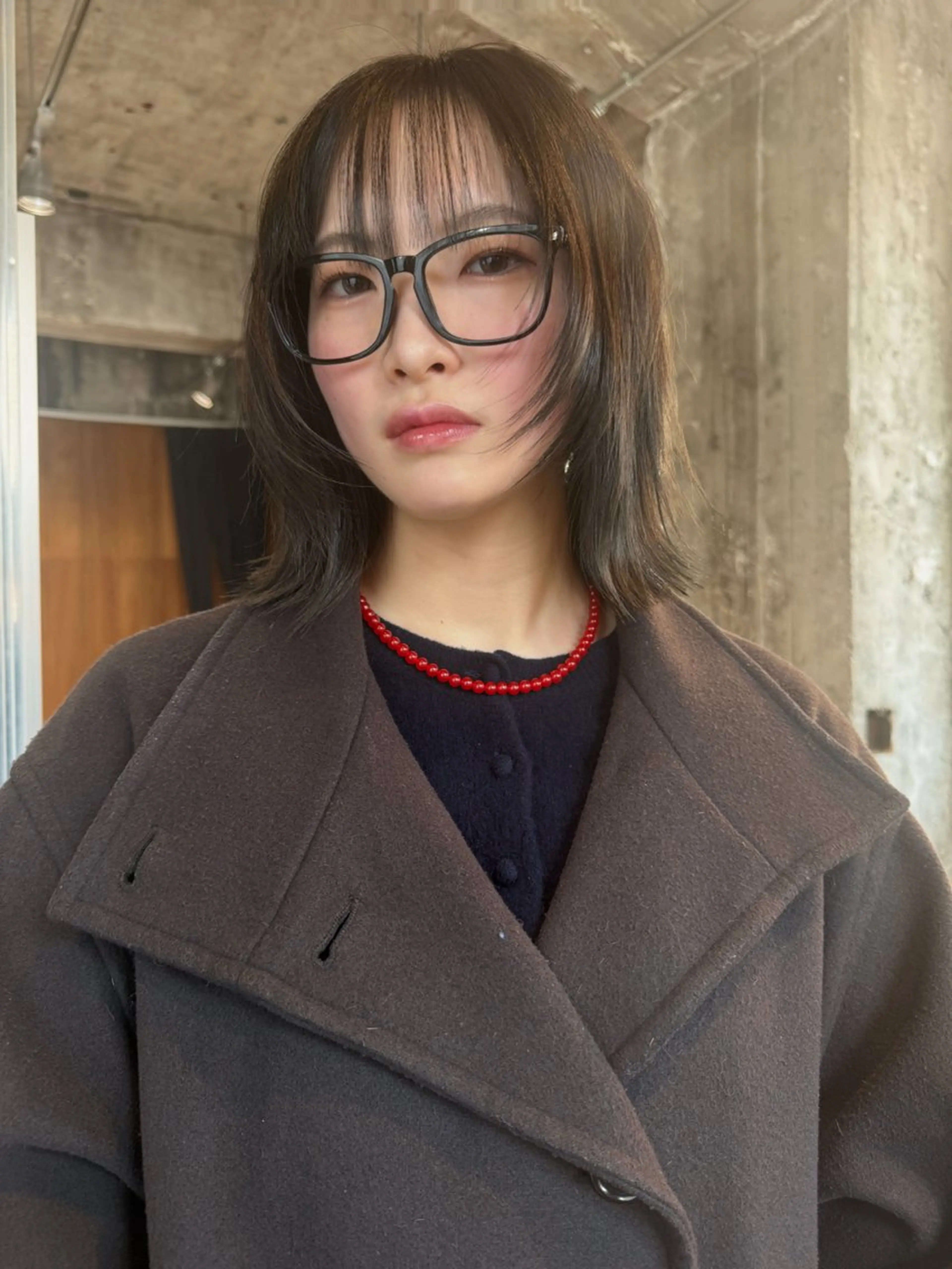 ミディアム カラー L/MA所属・MIKU /カラー/ハイトーンのヘアスタイル