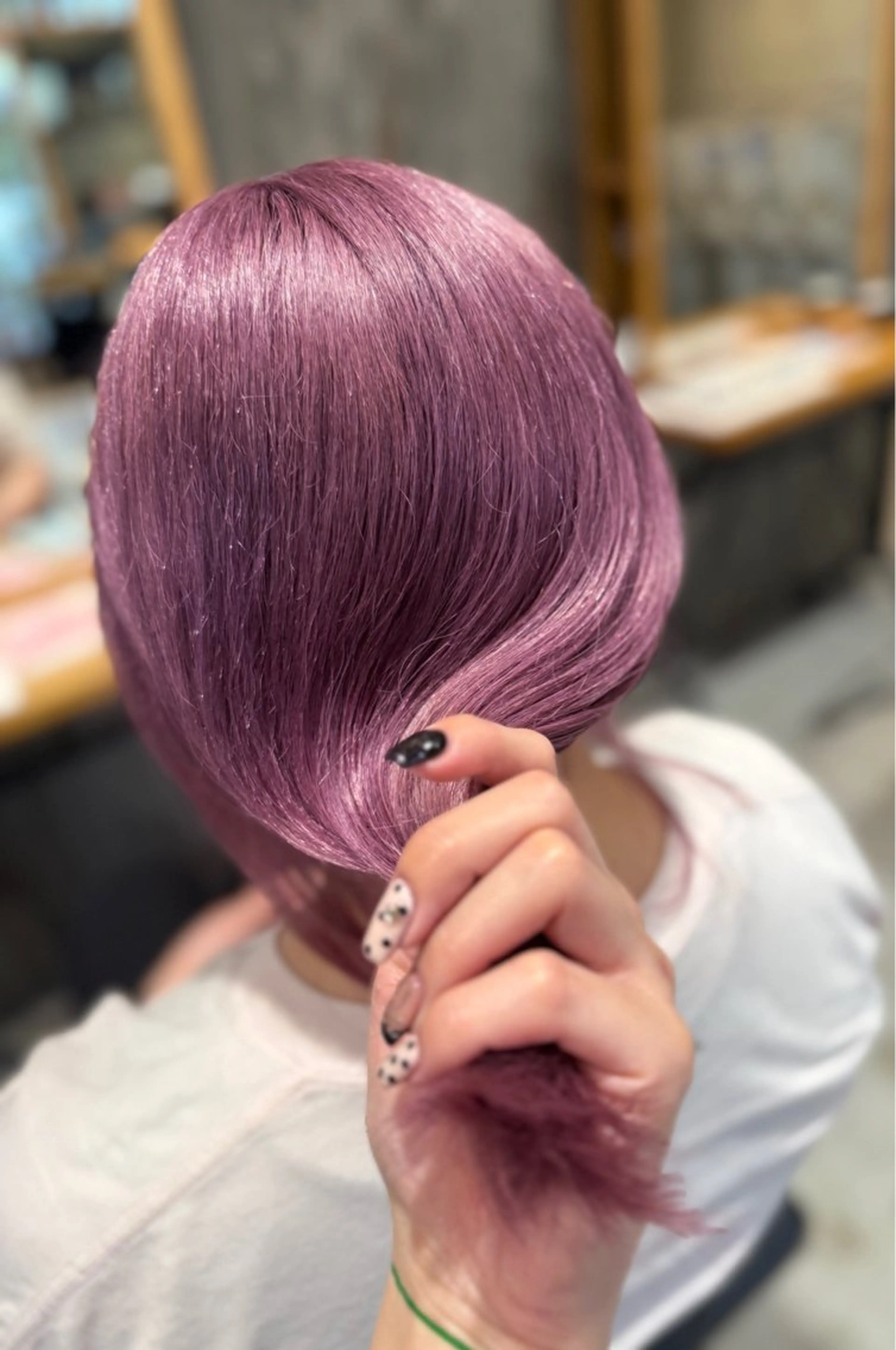 セミロング 🎀Lolonois 池田店🎀佐藤百奈美のヘアスタイル