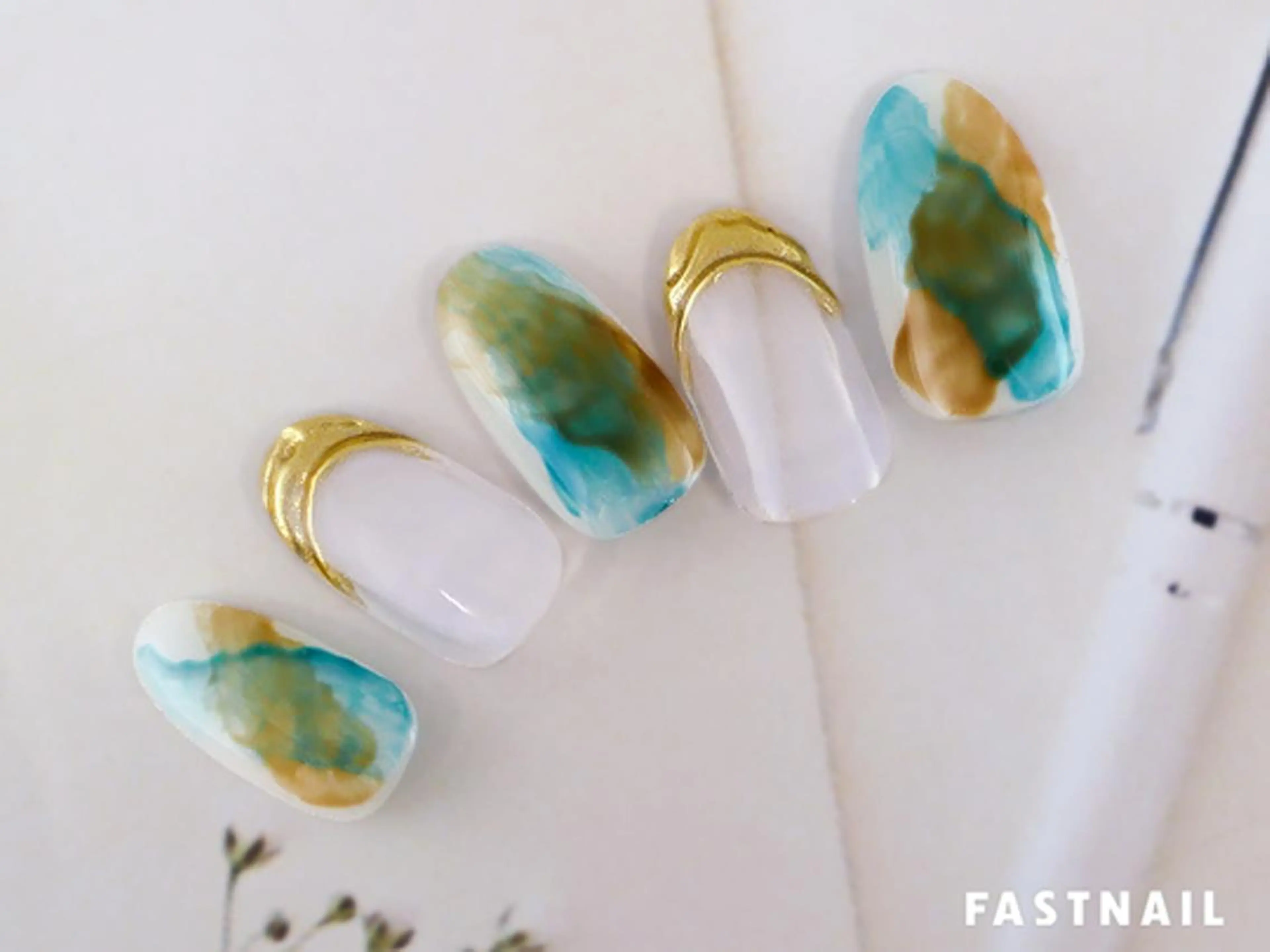 ネイル 冬ネイル ファストネイル　ロコ 志免のネイルデザイン