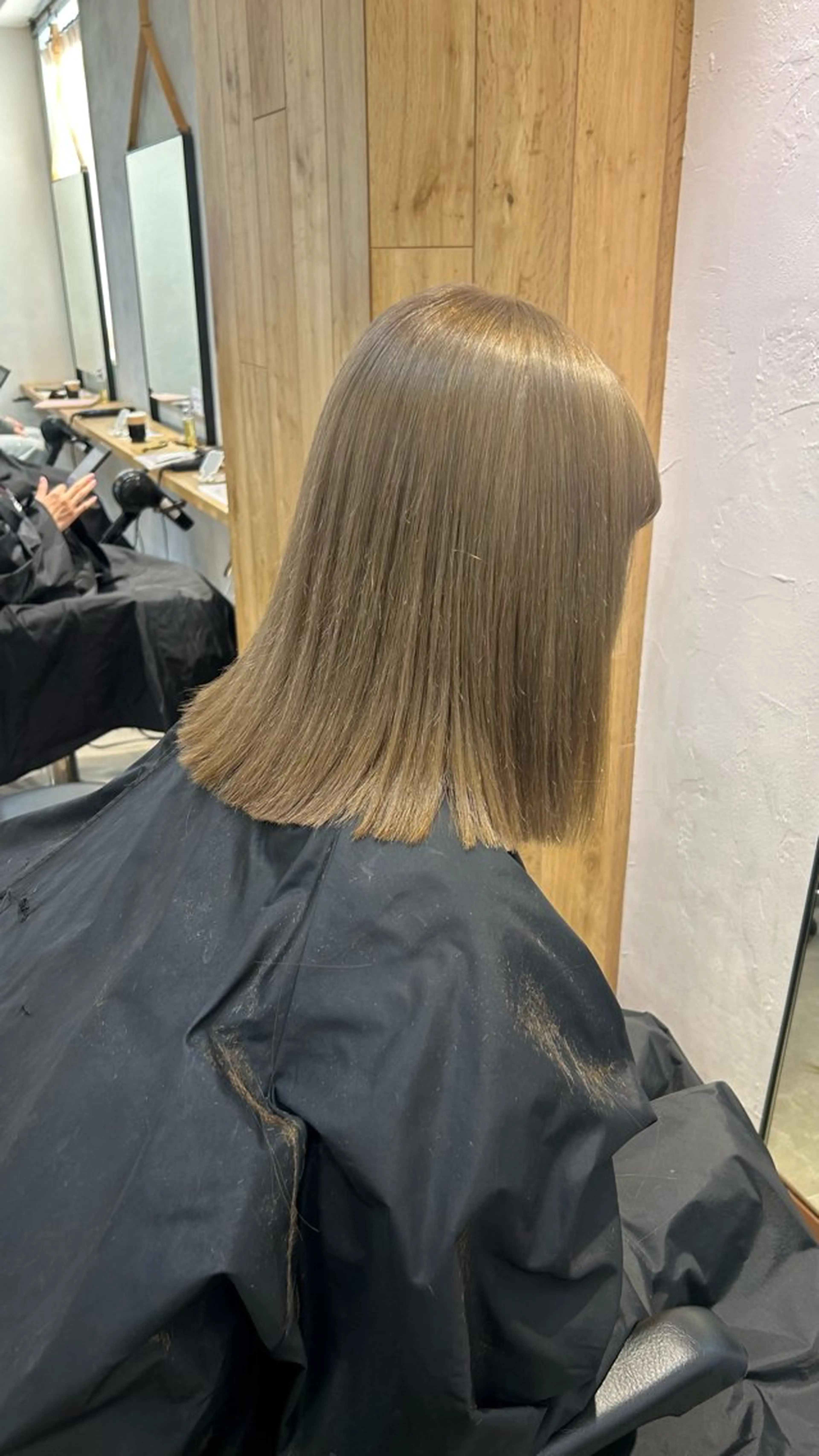 ミディアム カラー ヘアカラー トリートメント じゅわっと暖色カラー 🍊Moemiのヘアスタイル