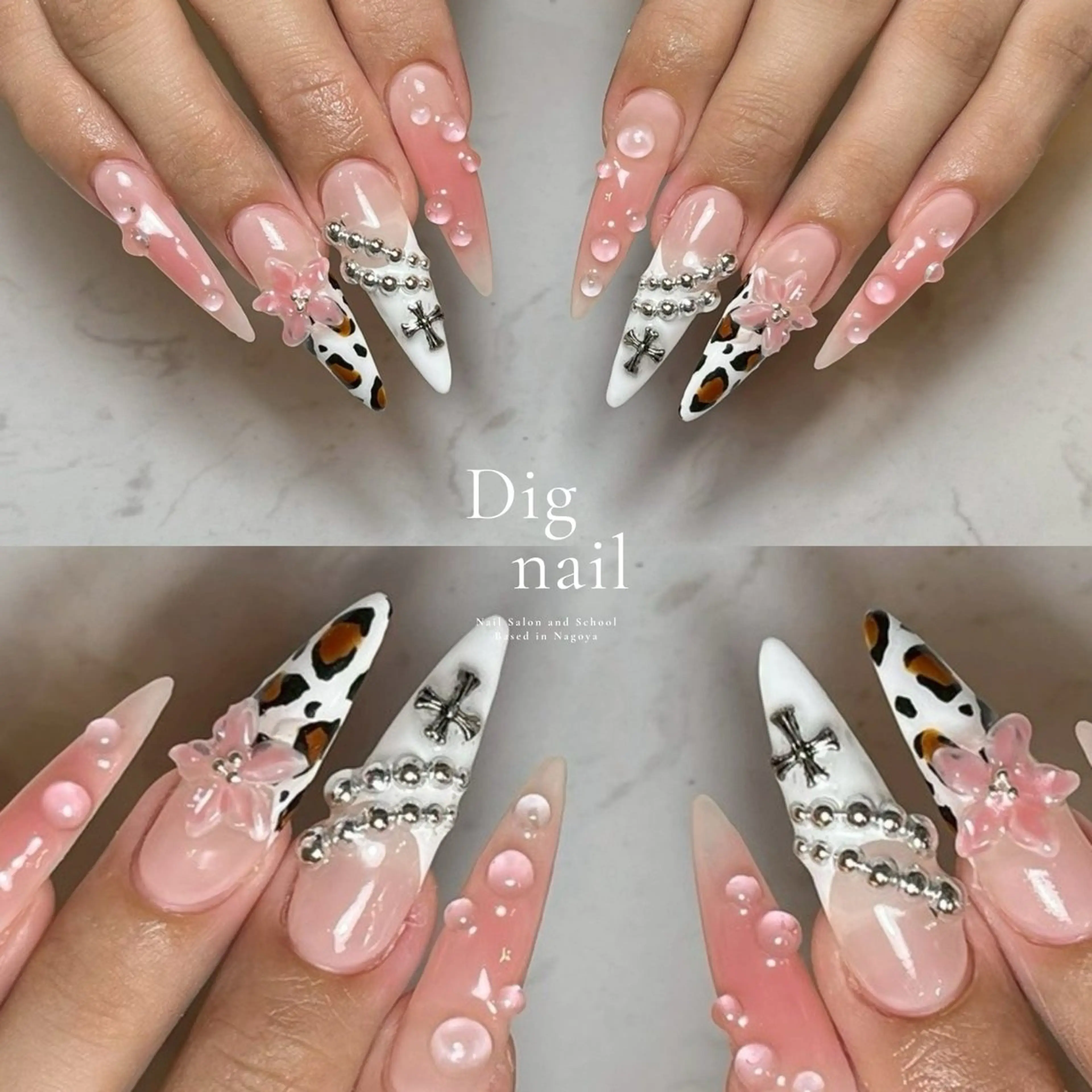 ネイル ハンドネイル D.d Haruka /y2k/持ち込みのネイルデザイン