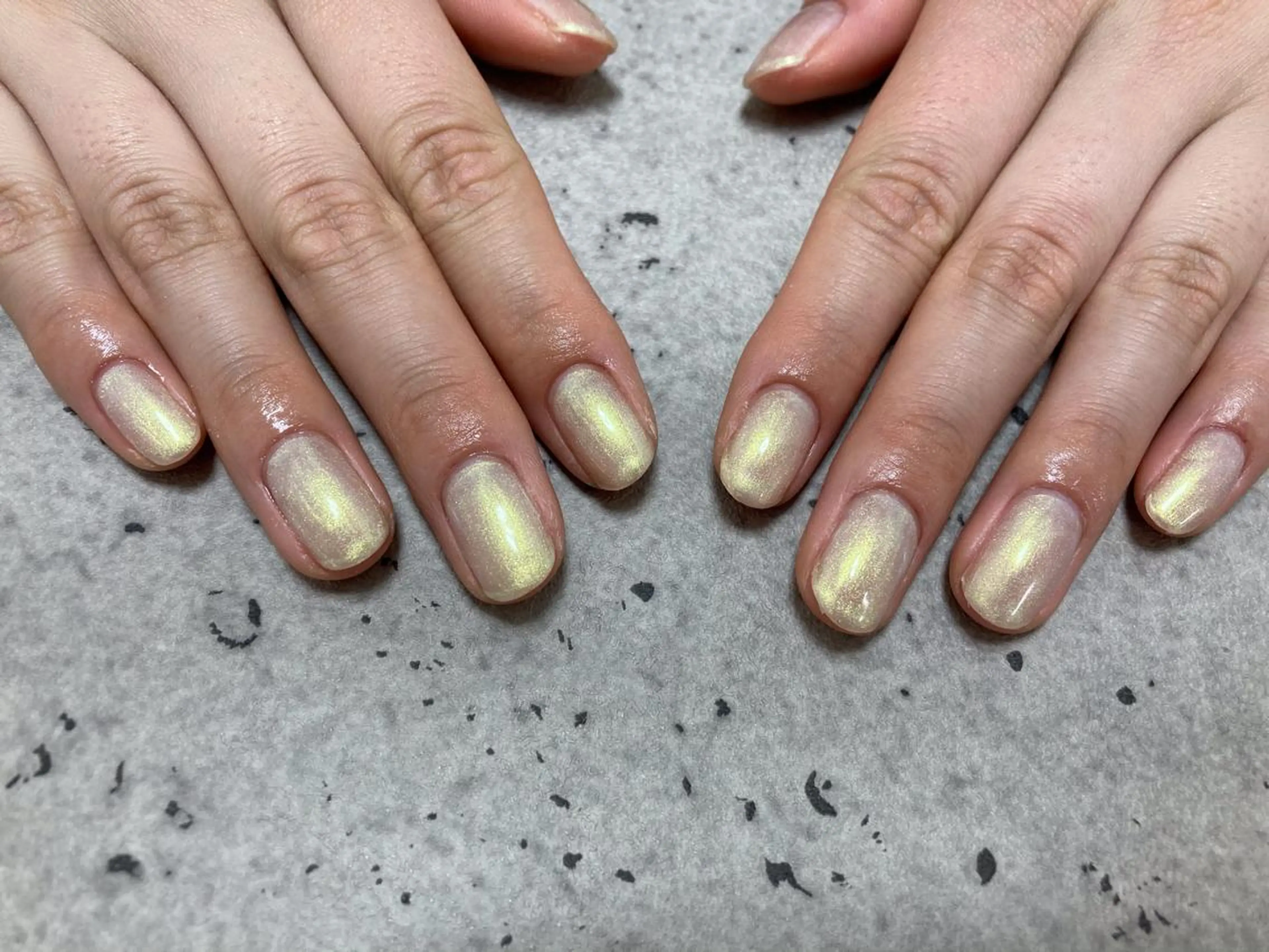 ネイル ワンカラーネイル Mogu nail 二子玉川のネイルデザイン