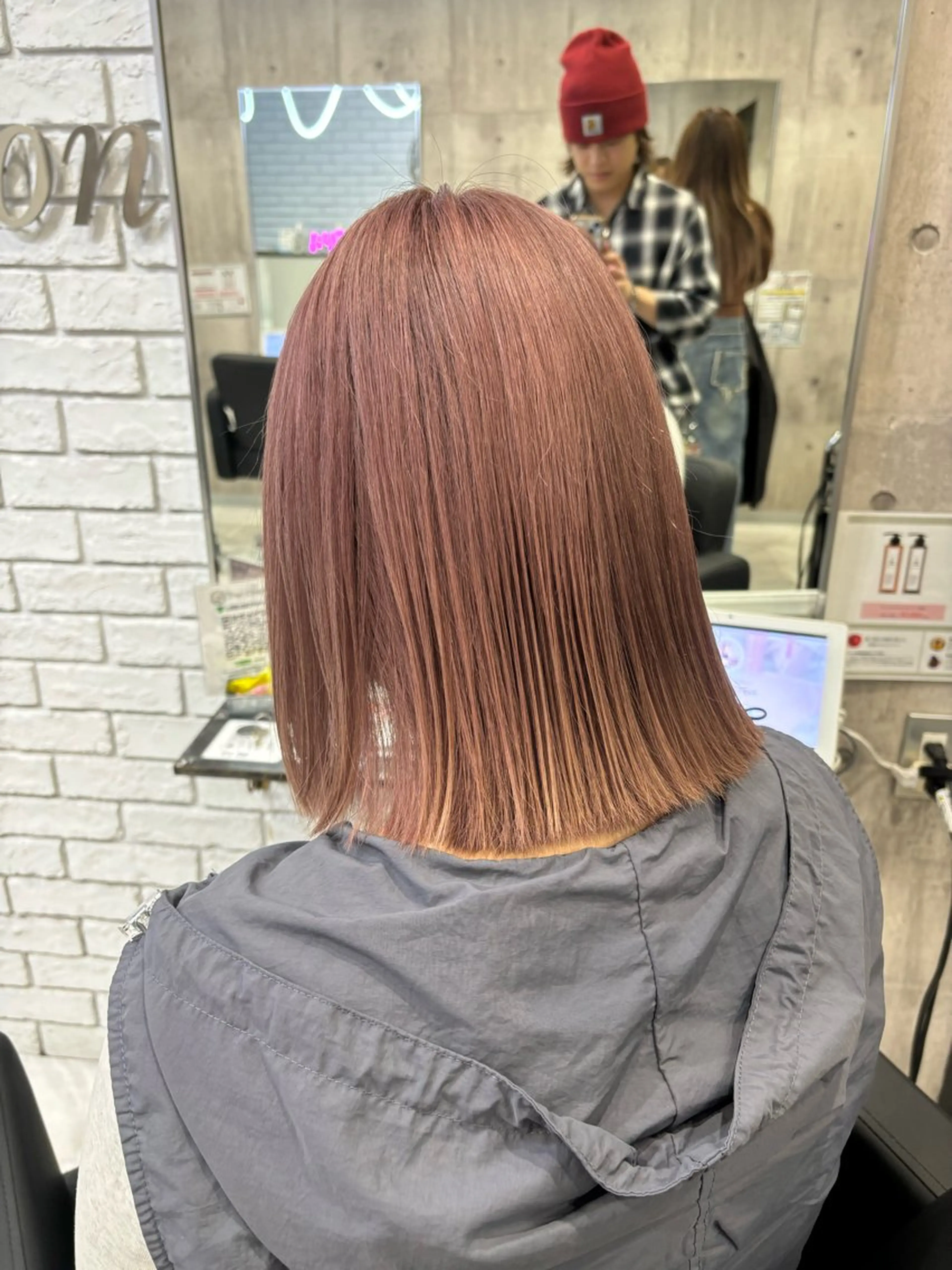 ショート ヘアカラー ボブ/"質感再生"艶 カラー🫧sHOMaのヘアスタイル