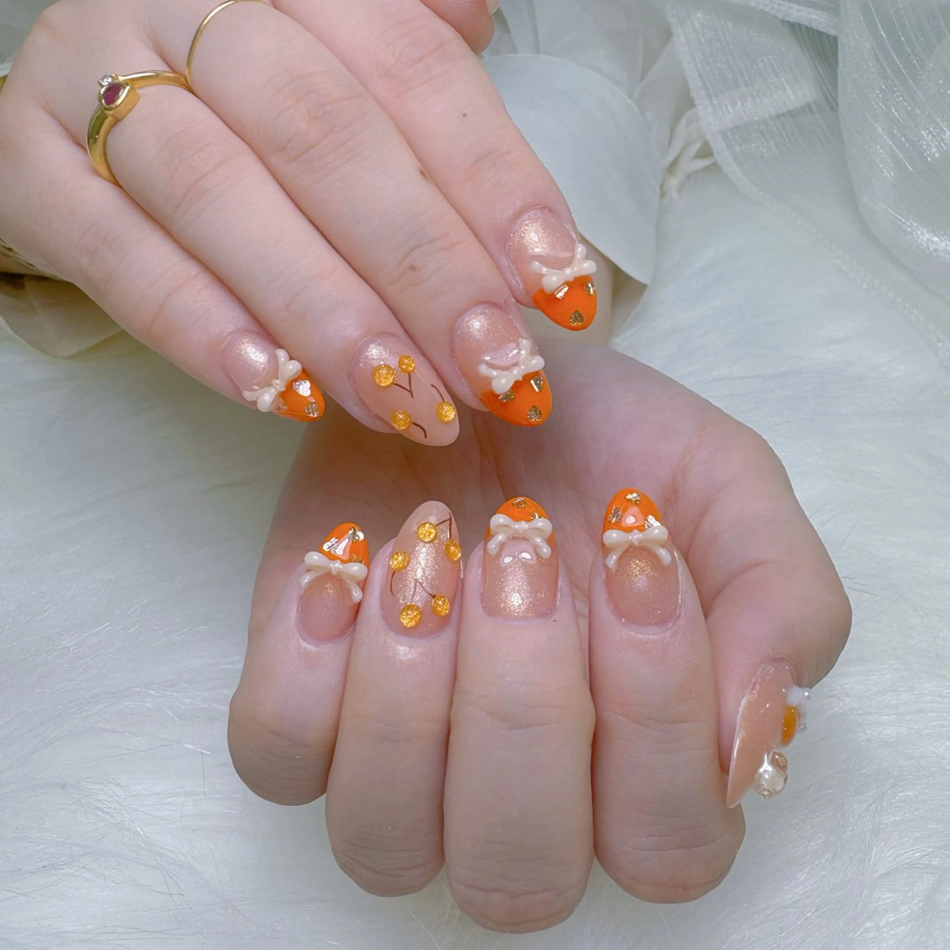 ネイル クリアネイル フラッシュネイル キラキラネイル ロングネイル マグネットネイル ハンドネイル princess 木戸　唯のネイルデザイン