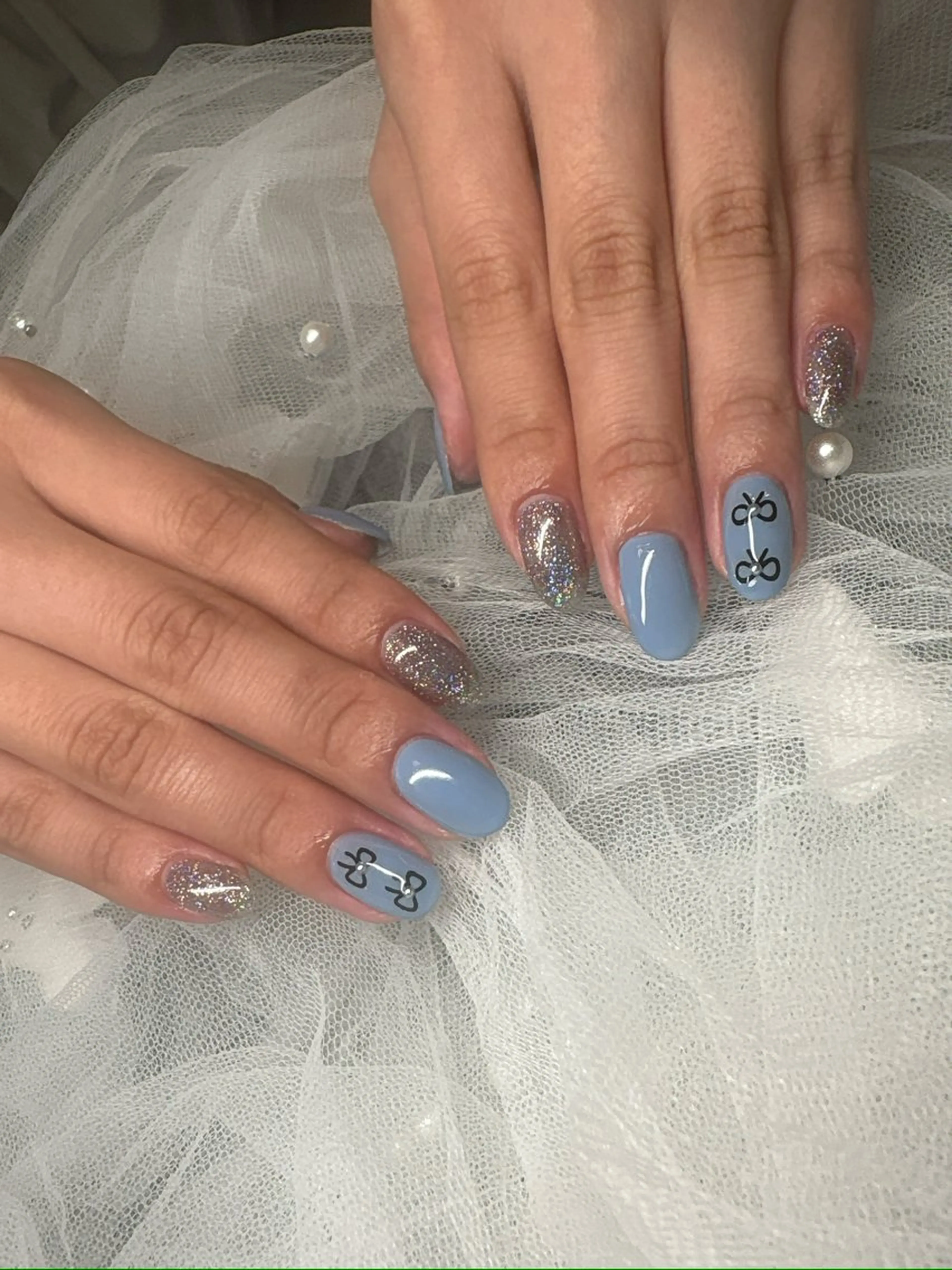 ネイル ハンドネイル PLUM  BELL 横浜自宅ネイルのネイルデザイン