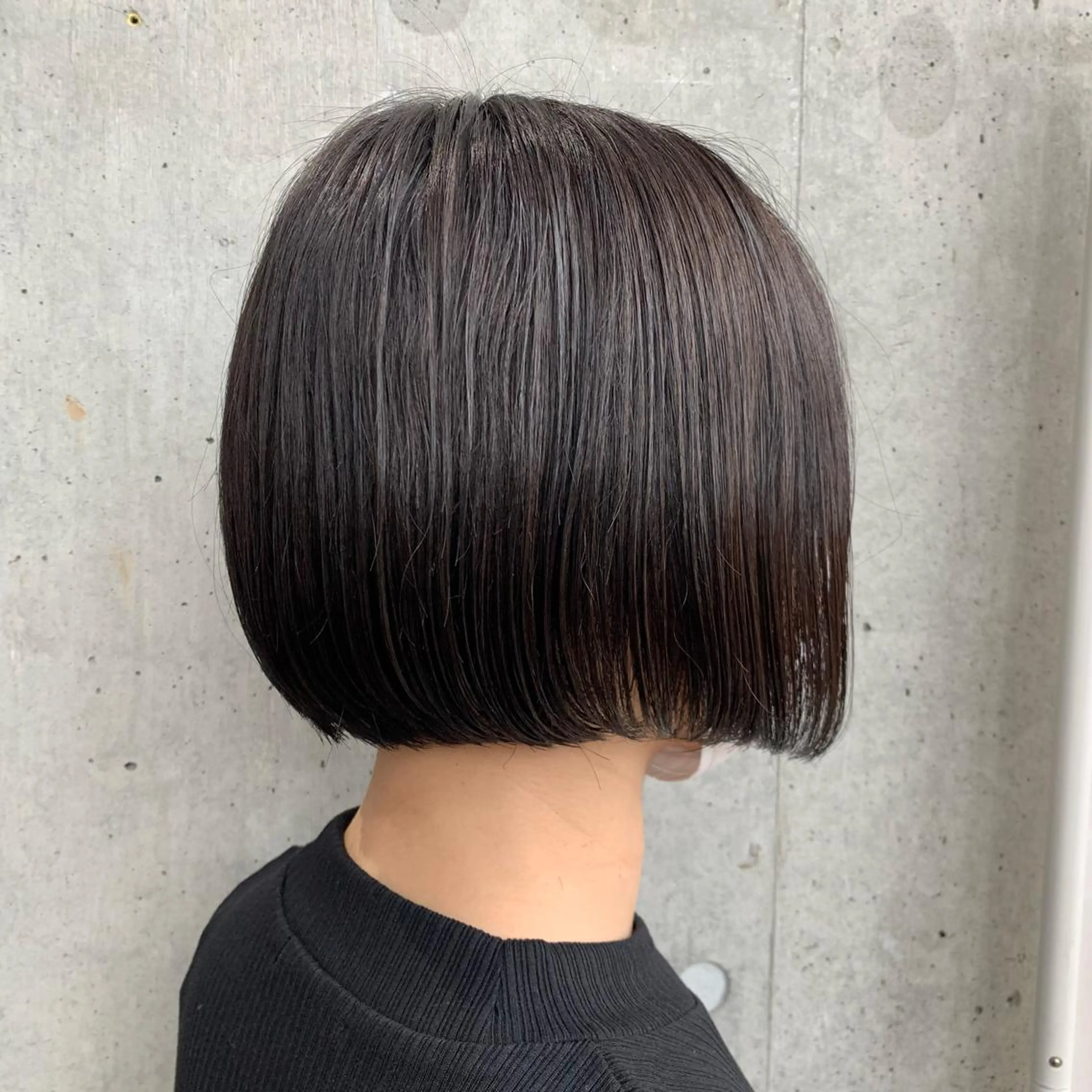 ショート カラー アッシュ アッシュグレー アッシュグレージュ バレイヤージュ ミストバング 韓国ヘア 🦋KIRA🦋のヘアスタイル