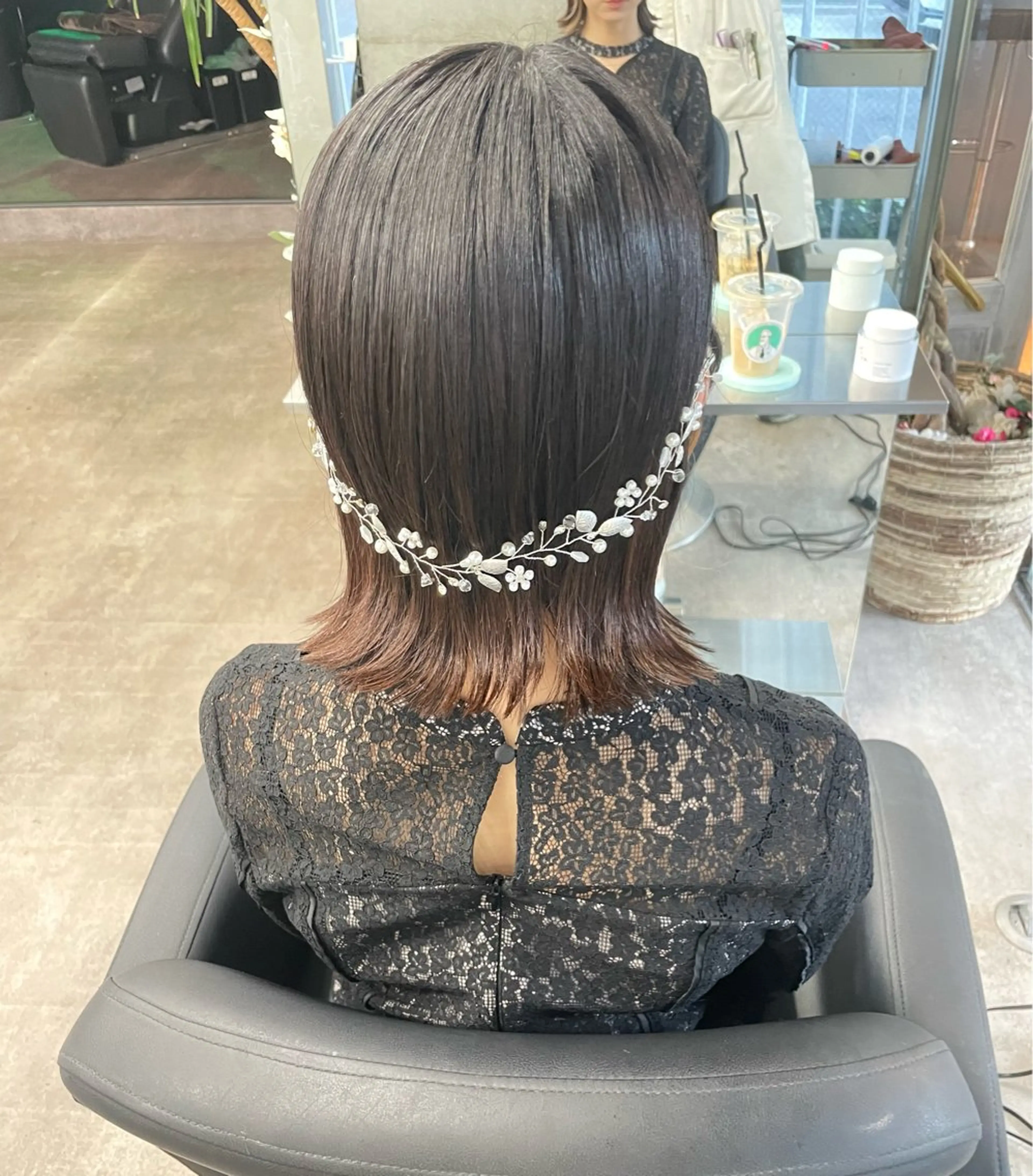 ヘアアレンジ ヘアセット 速水 ゆきののヘアスタイル