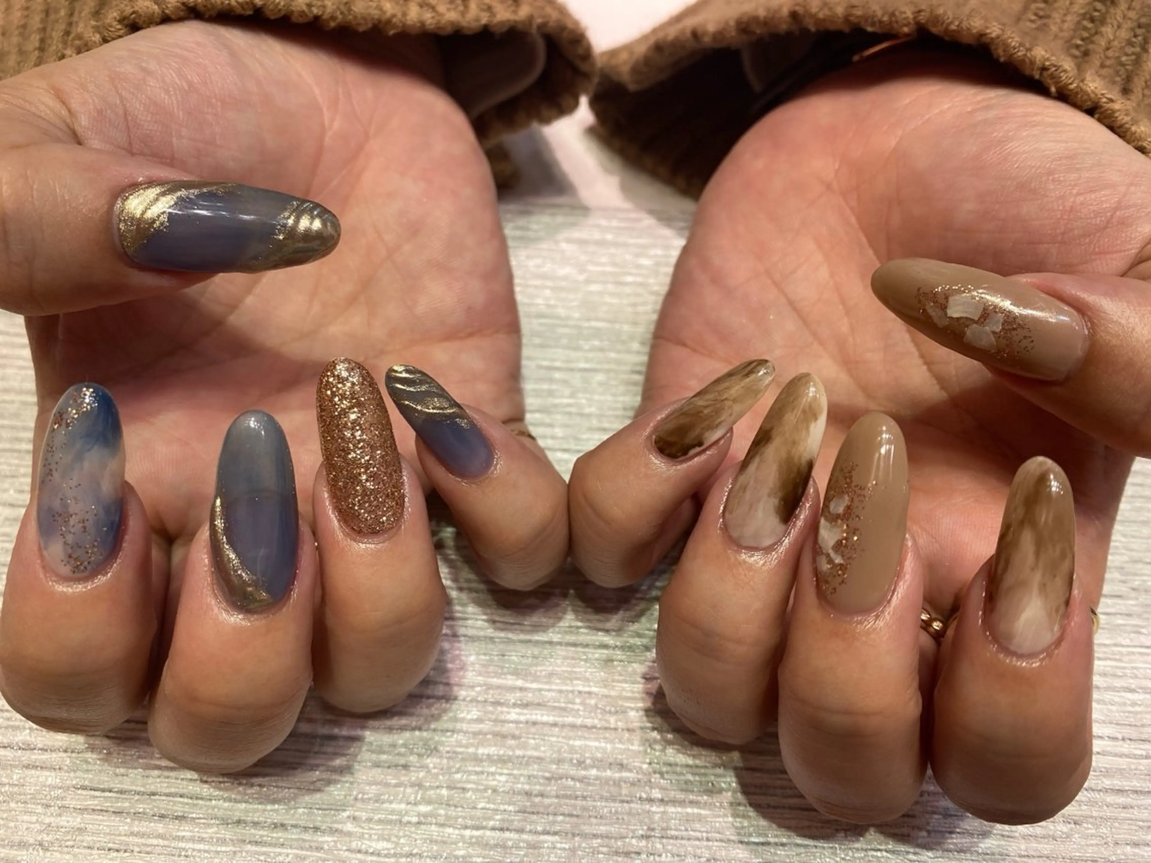 ネイル ニュアンスネイル 池田 梨穂奈のネイルデザイン