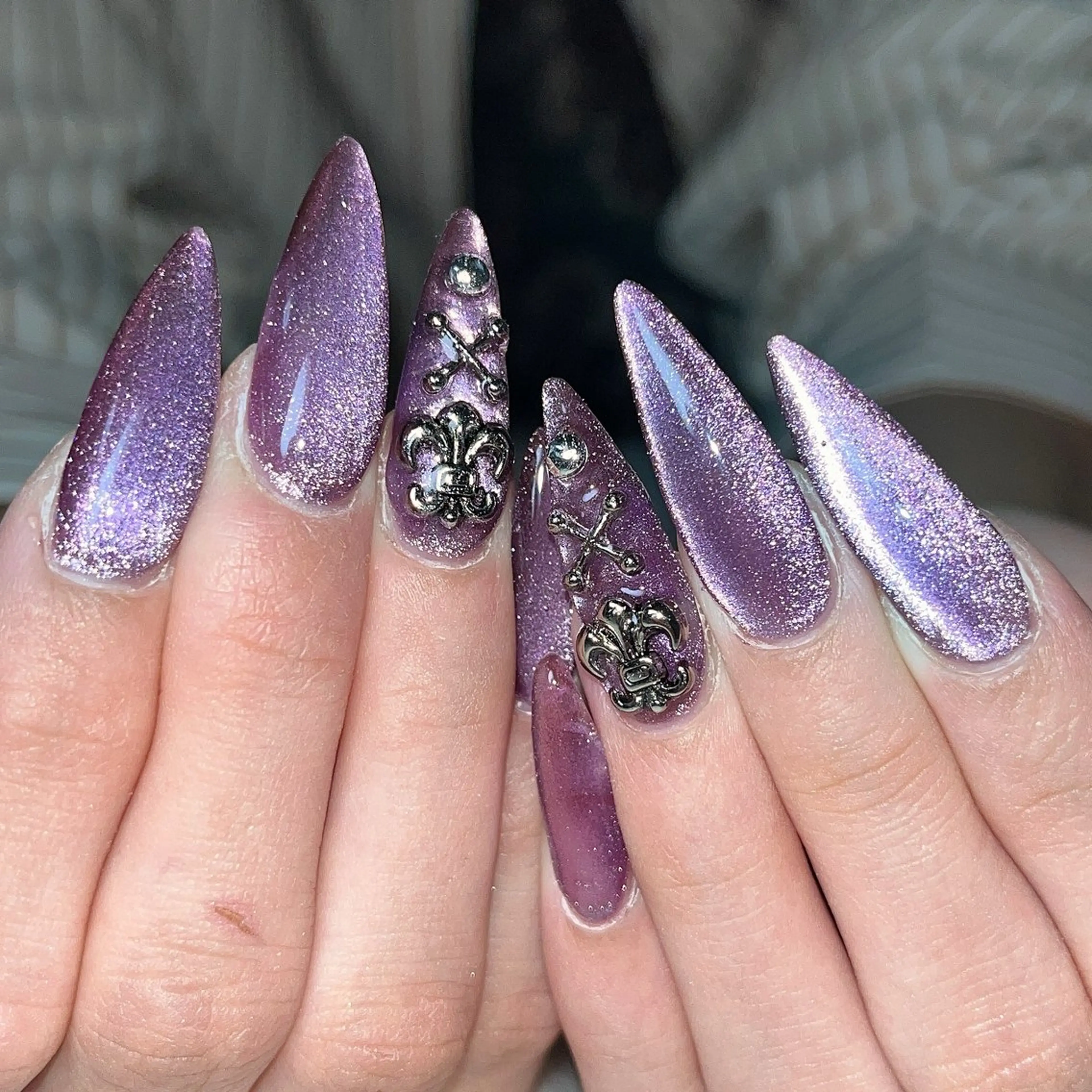 ネイル 韓国ネイル ラメ(グリッター) 持ち込み ハンドネイル 🐕🦺Yappy 💗A-tanのネイルデザイン