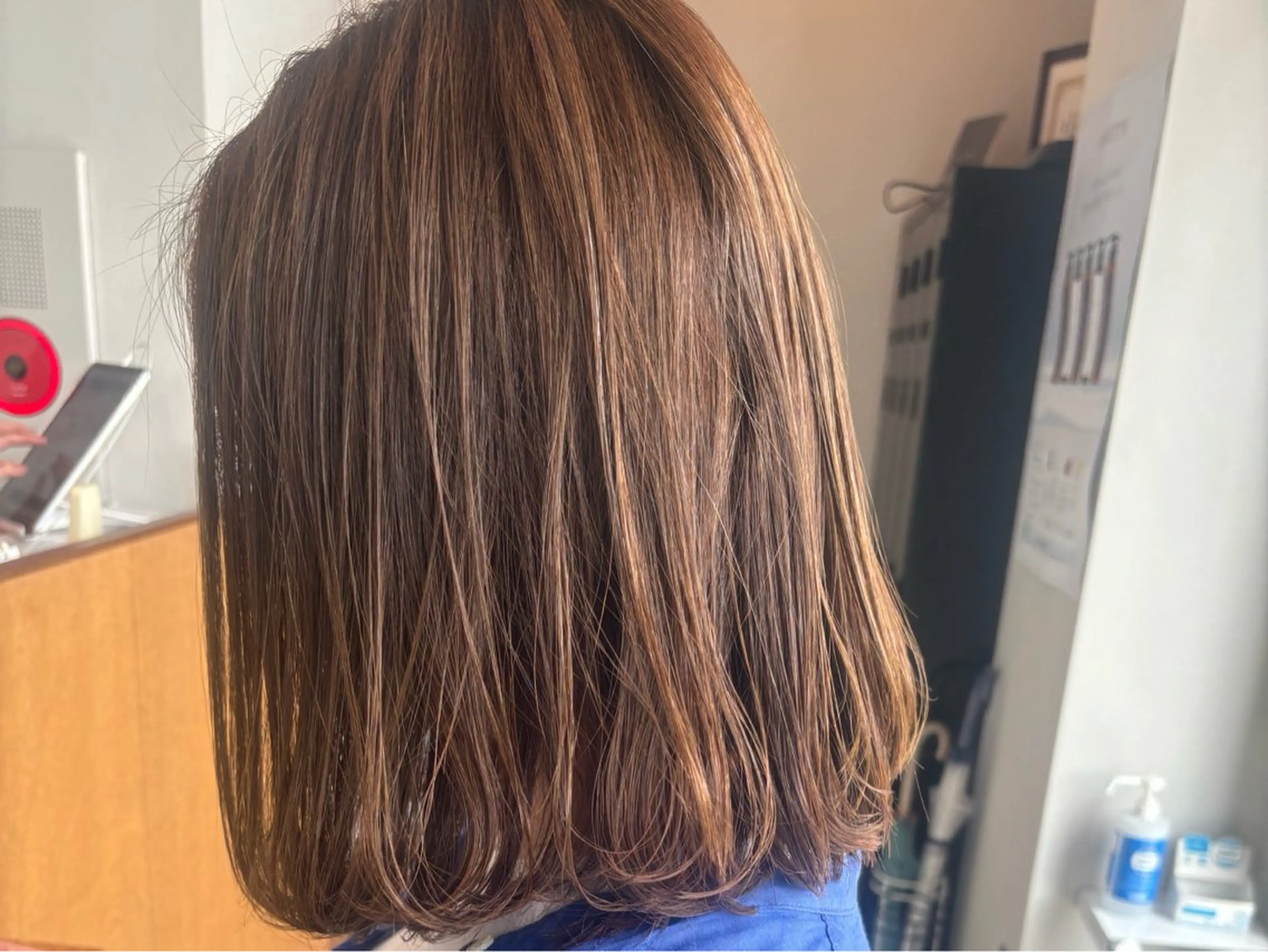 ミディアム カット ヘアカラー 竹内 えりこのヘアスタイル