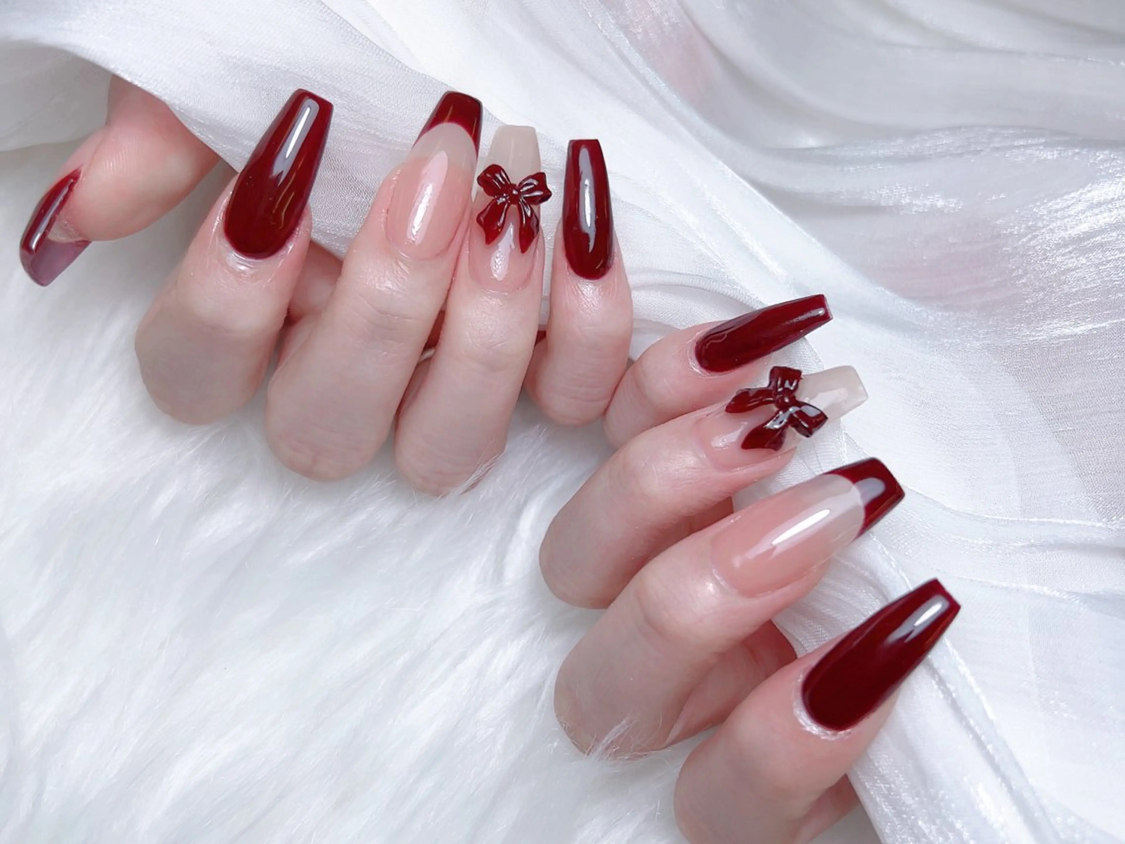 ネイル M🌷nail 長さだし専門店のネイルデザイン