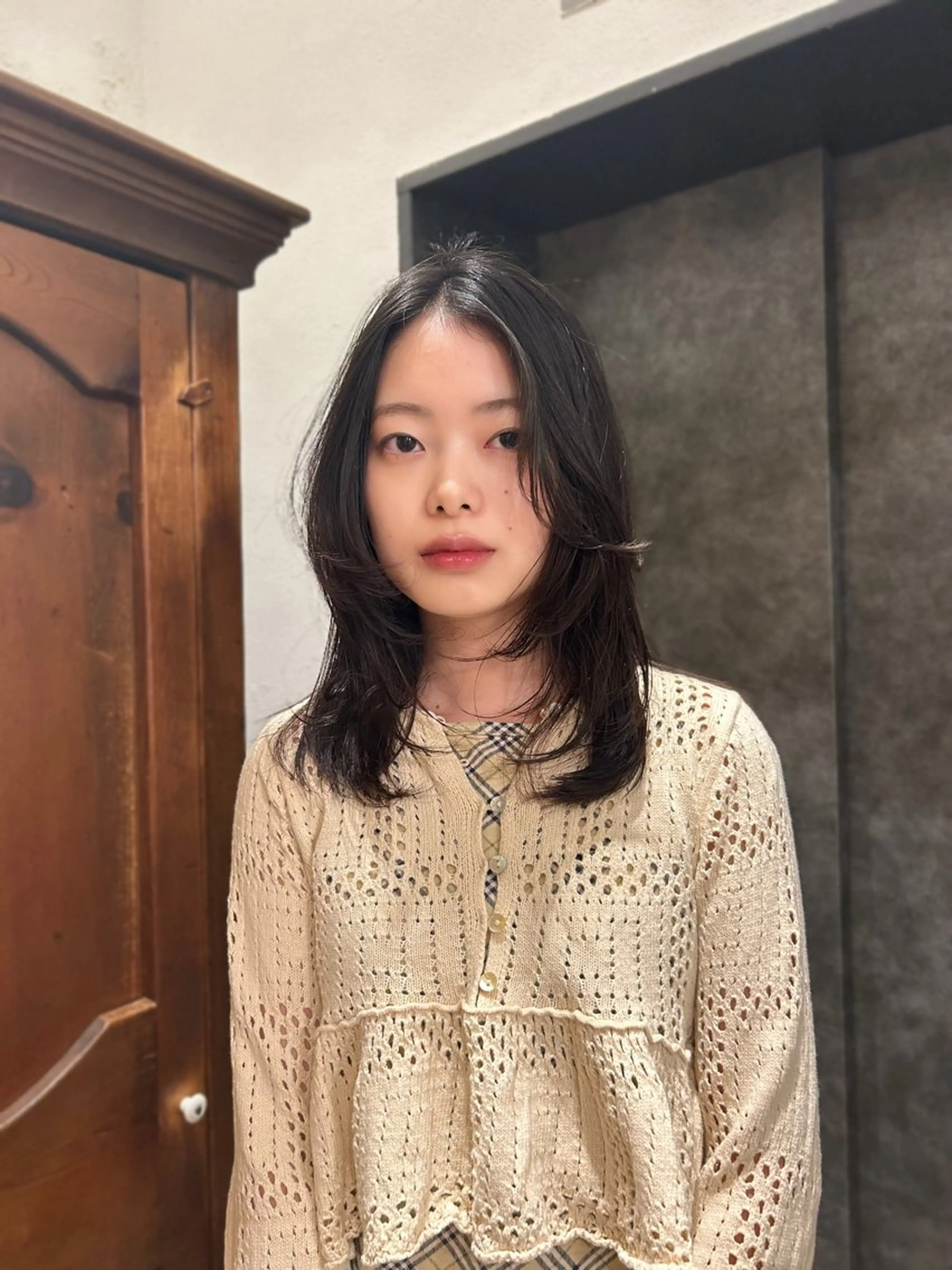 ミディアム カラー tete nico所属・似合わせ/ヘアカラー nanami🌸のヘアスタイル