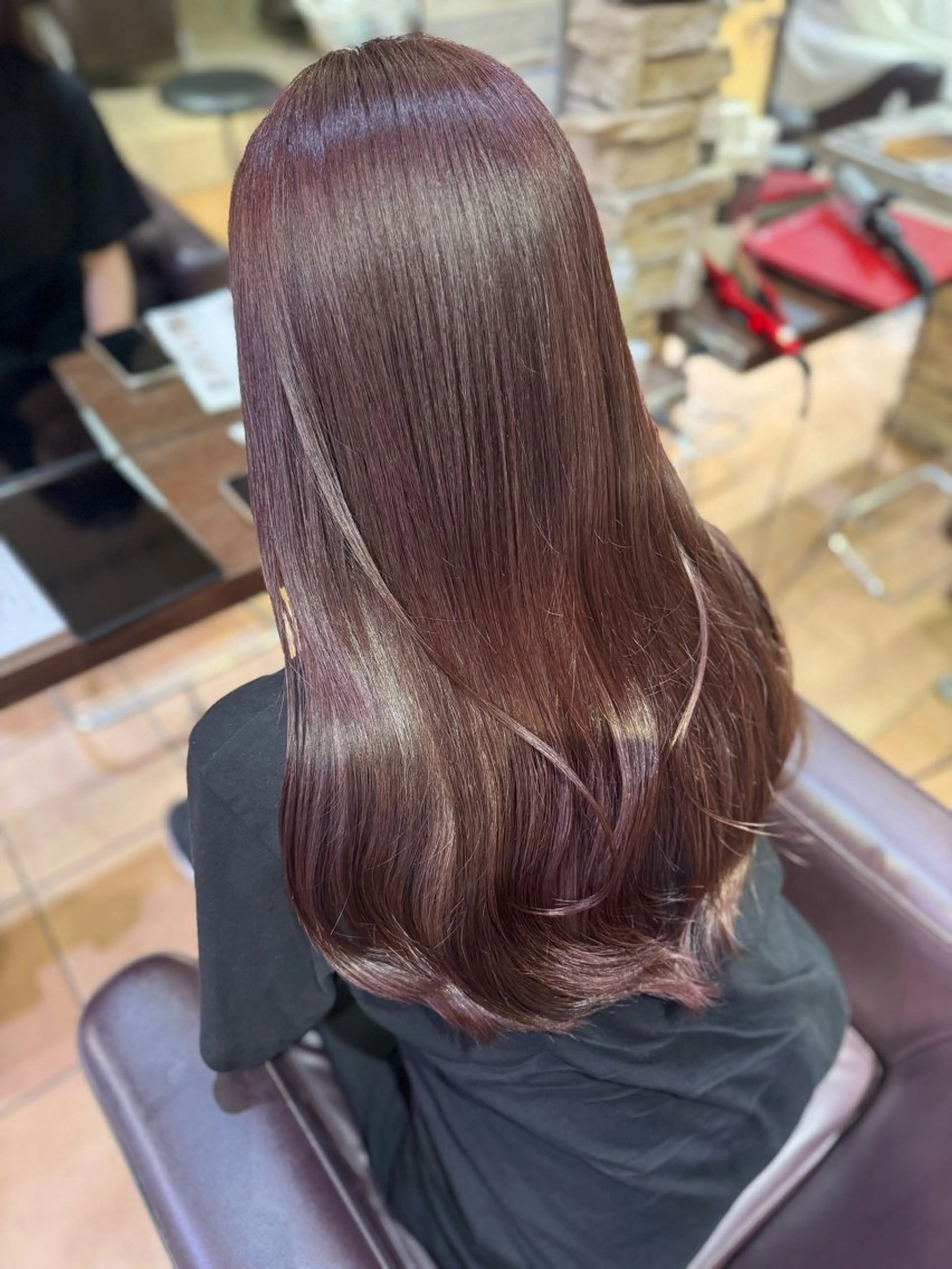 ロング Lee 甲子園のヘアスタイル