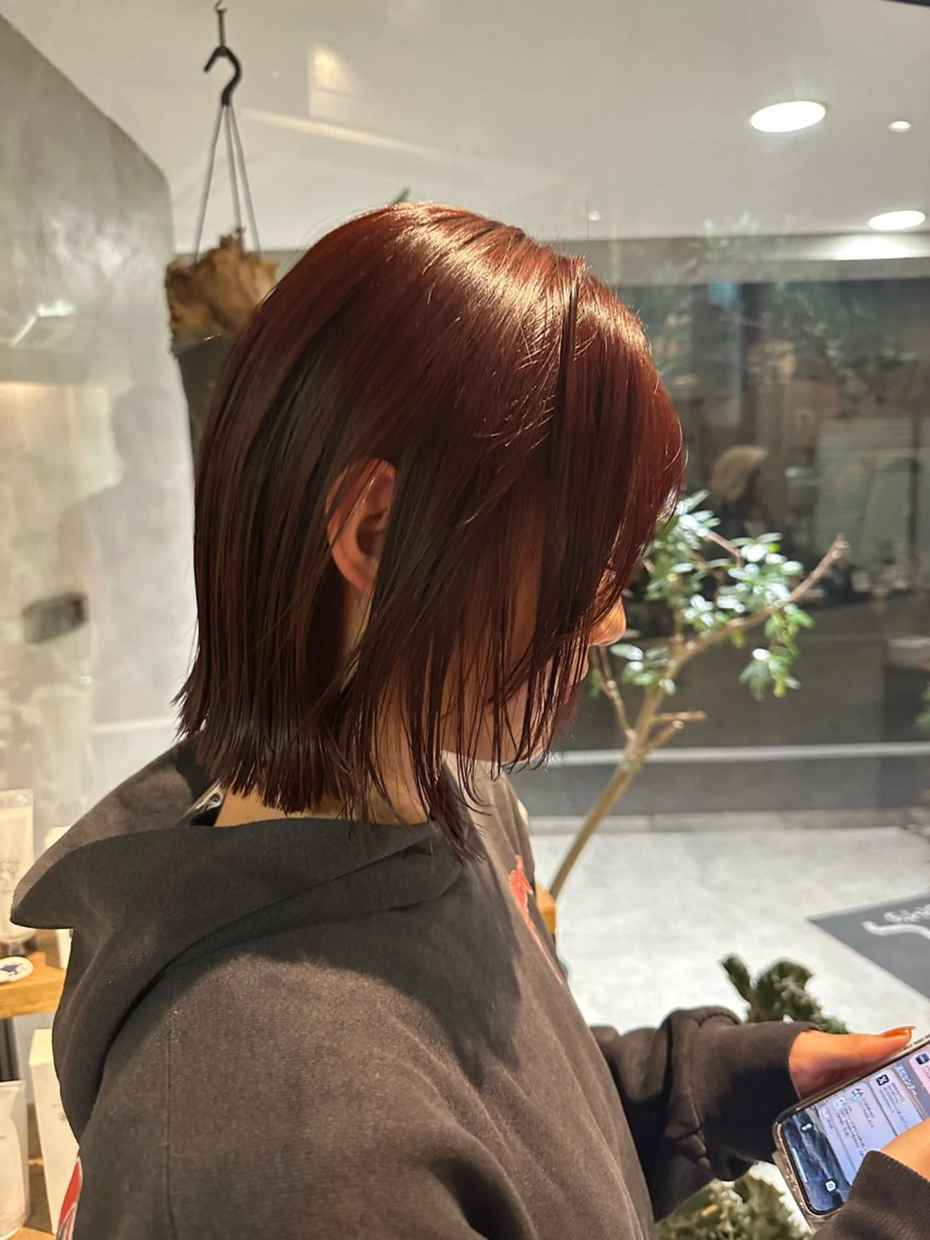 ショート ボブレイヤー ボブ レイヤーカット 栄/レイヤーカット /オリーブ/傑🦥のヘアスタイル