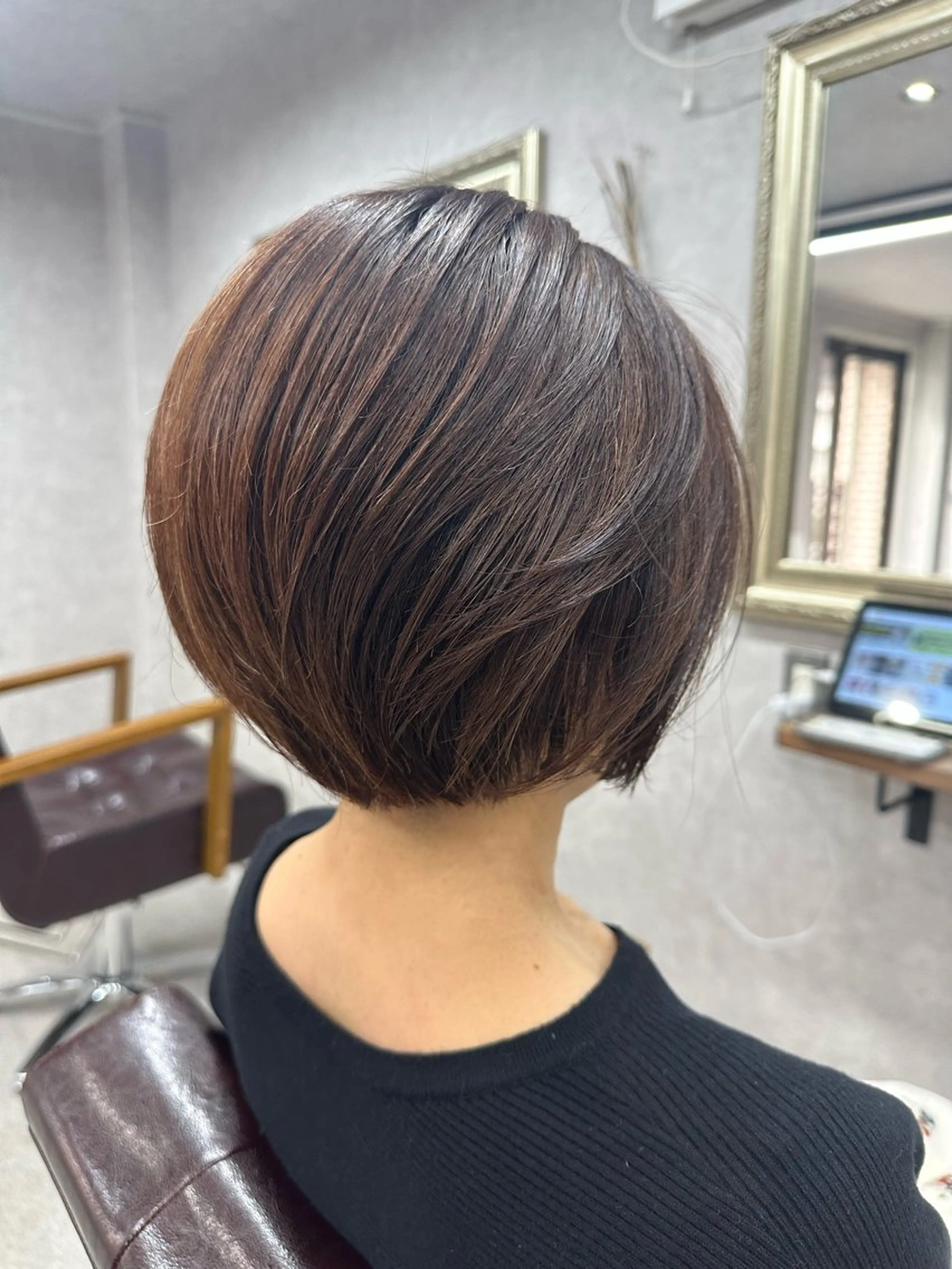 ショート カラー カット ヘアカラー トリートメント Lien 深井店のヘアスタイル