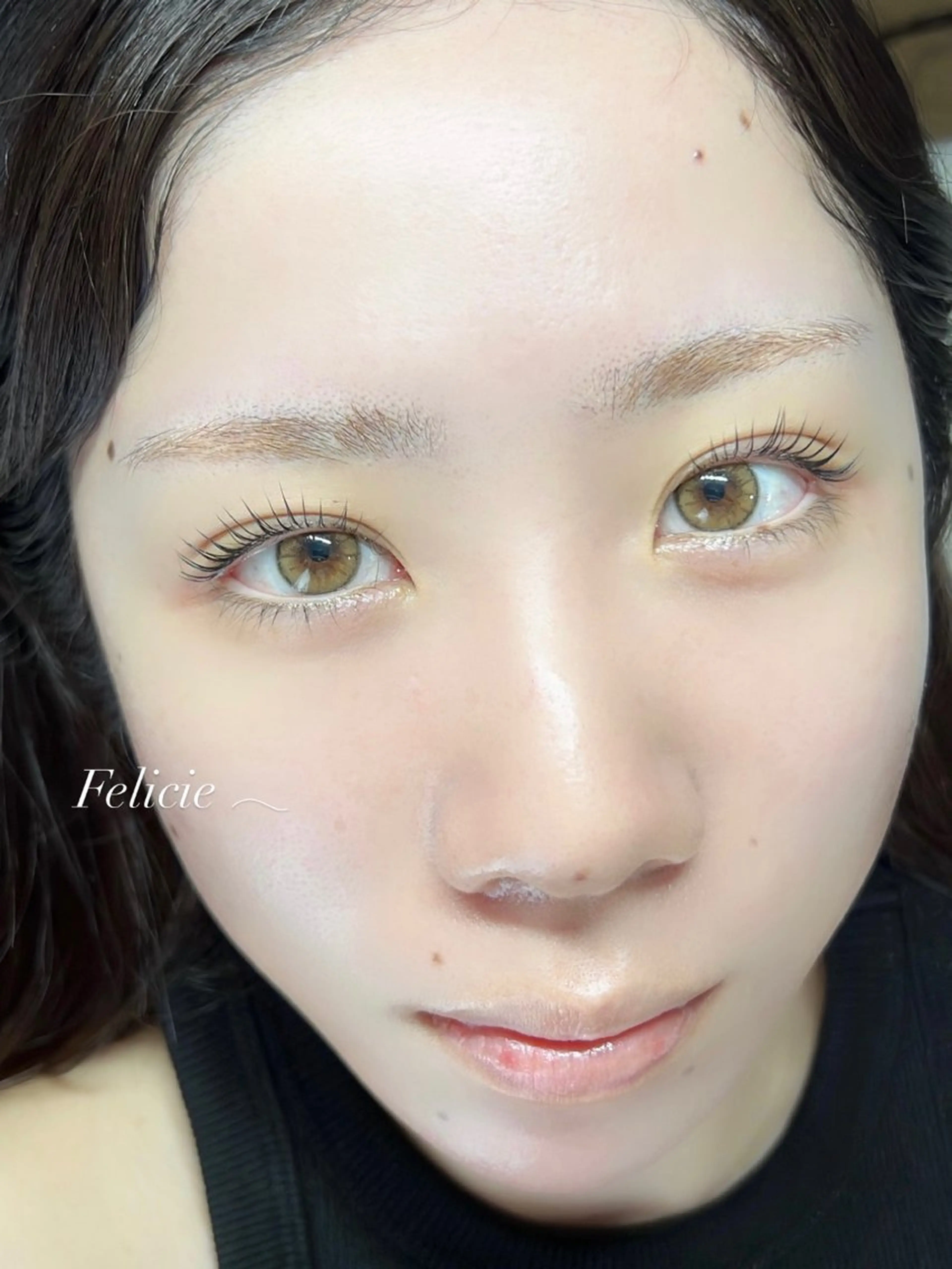 マツエク・マツパ パリジェンヌラッシュリフト マツパ Felicie＊ Sayakaのマツエク・マツパデザイン