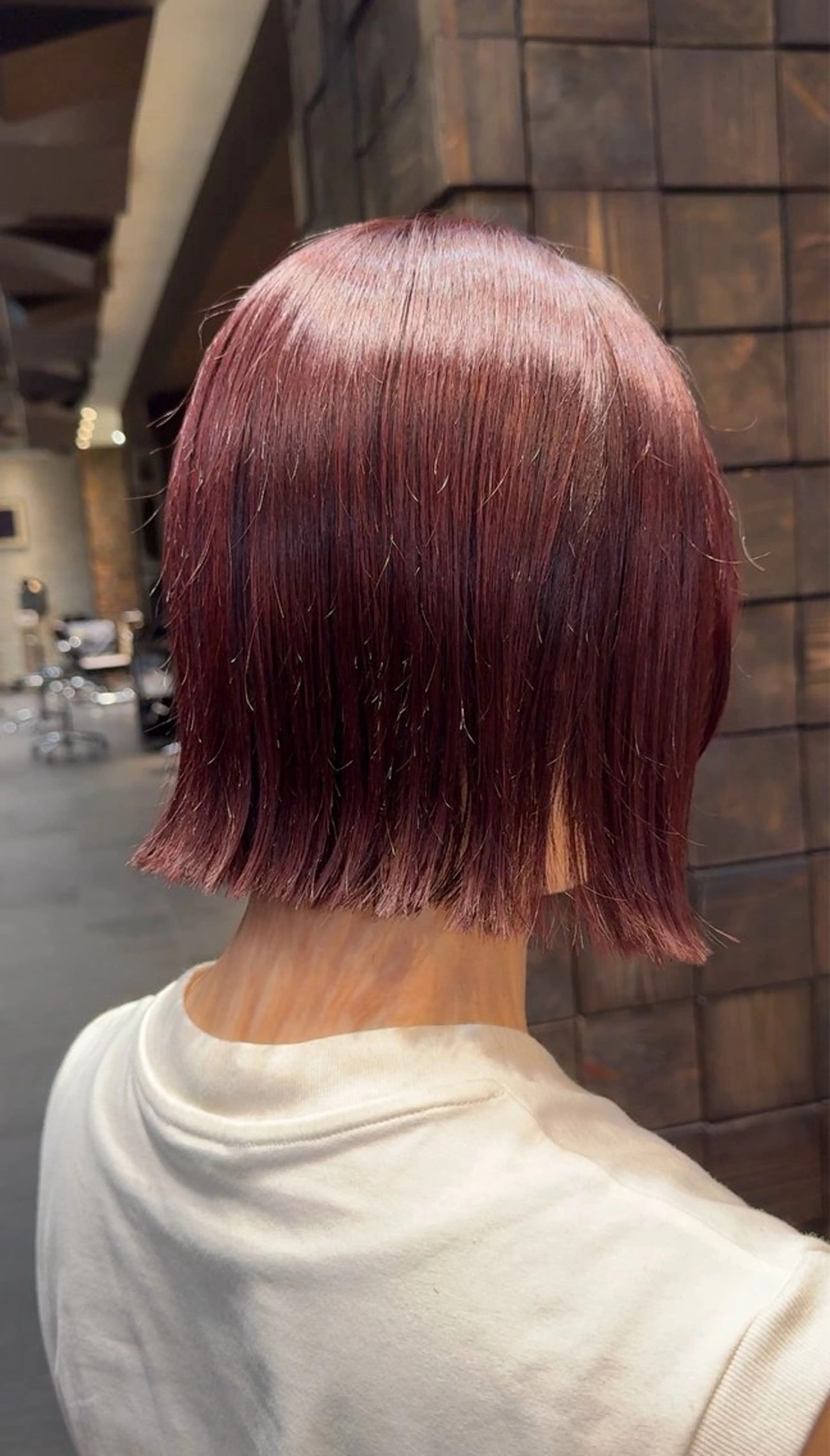 ショート ヘアカラー トリートメント MINX 長濱 優花 /銀座美容師のヘアスタイル