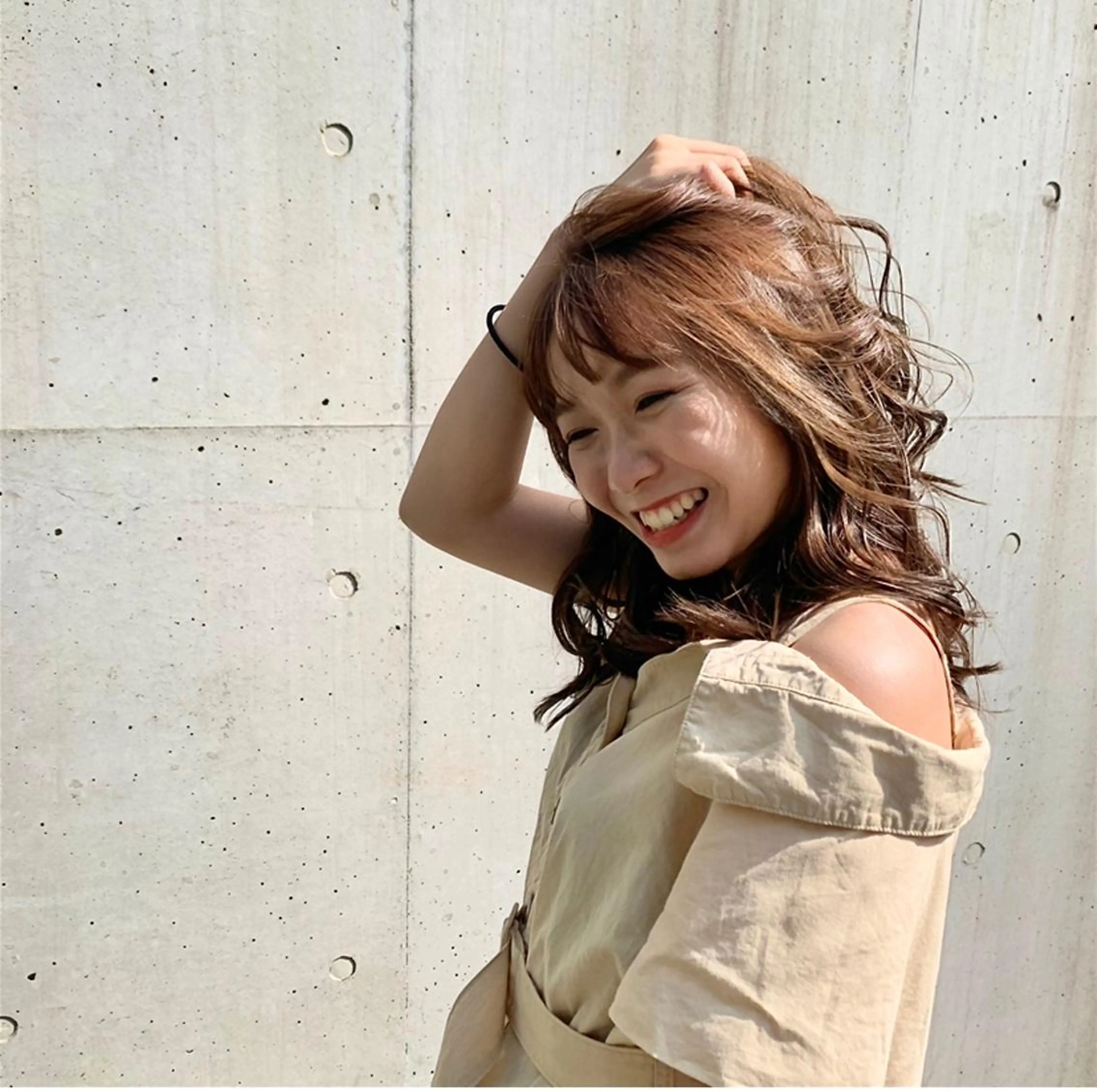 ミディアム カラー 美髪矯正/ハイトーン 🪸🩰ヒナコのヘアスタイル