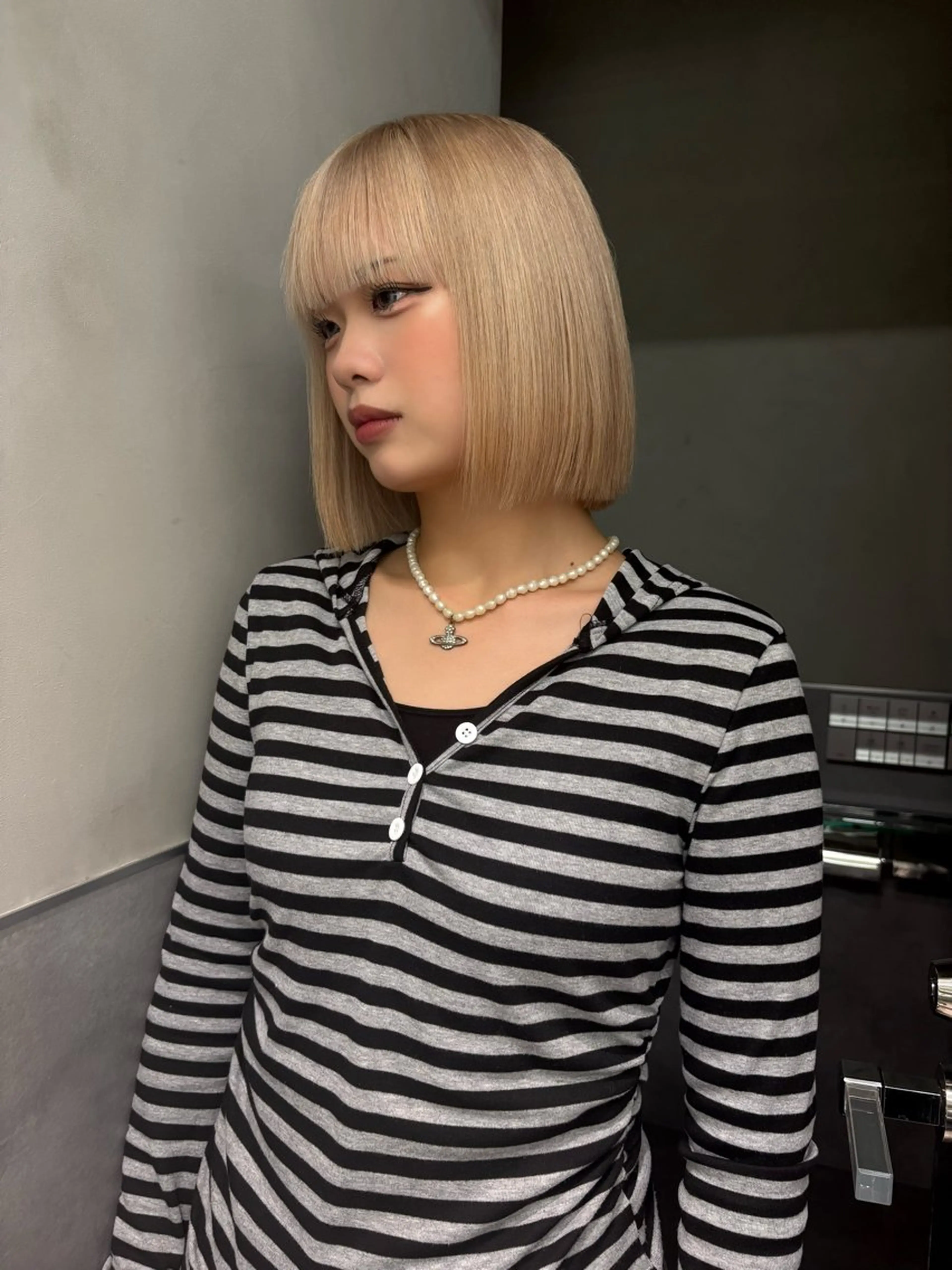 ショート カット×ブリーチカ ラー‪/yuNa🩶のヘアスタイル