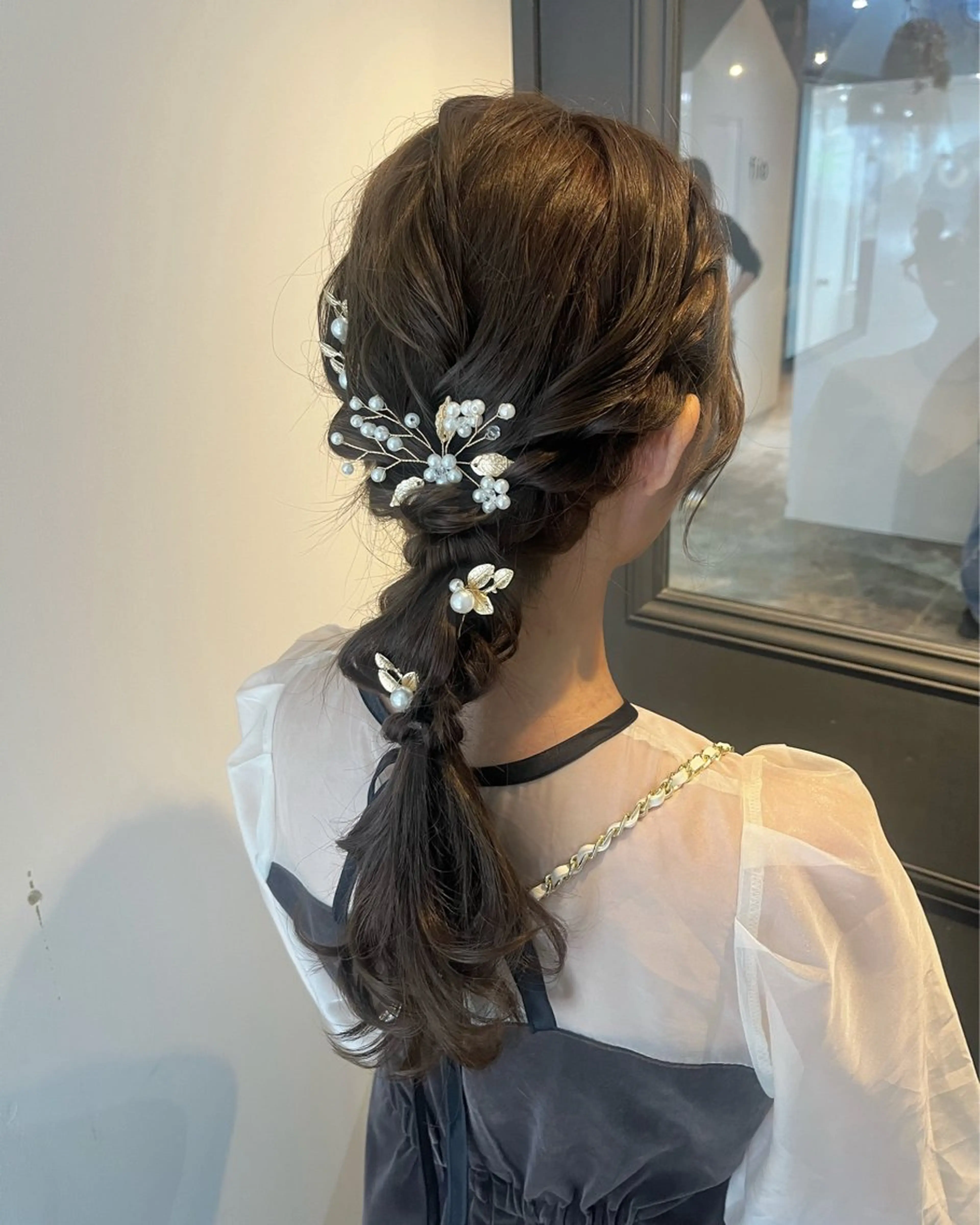 ヘアアレンジ ヘアセット 光本 杏のヘアスタイル