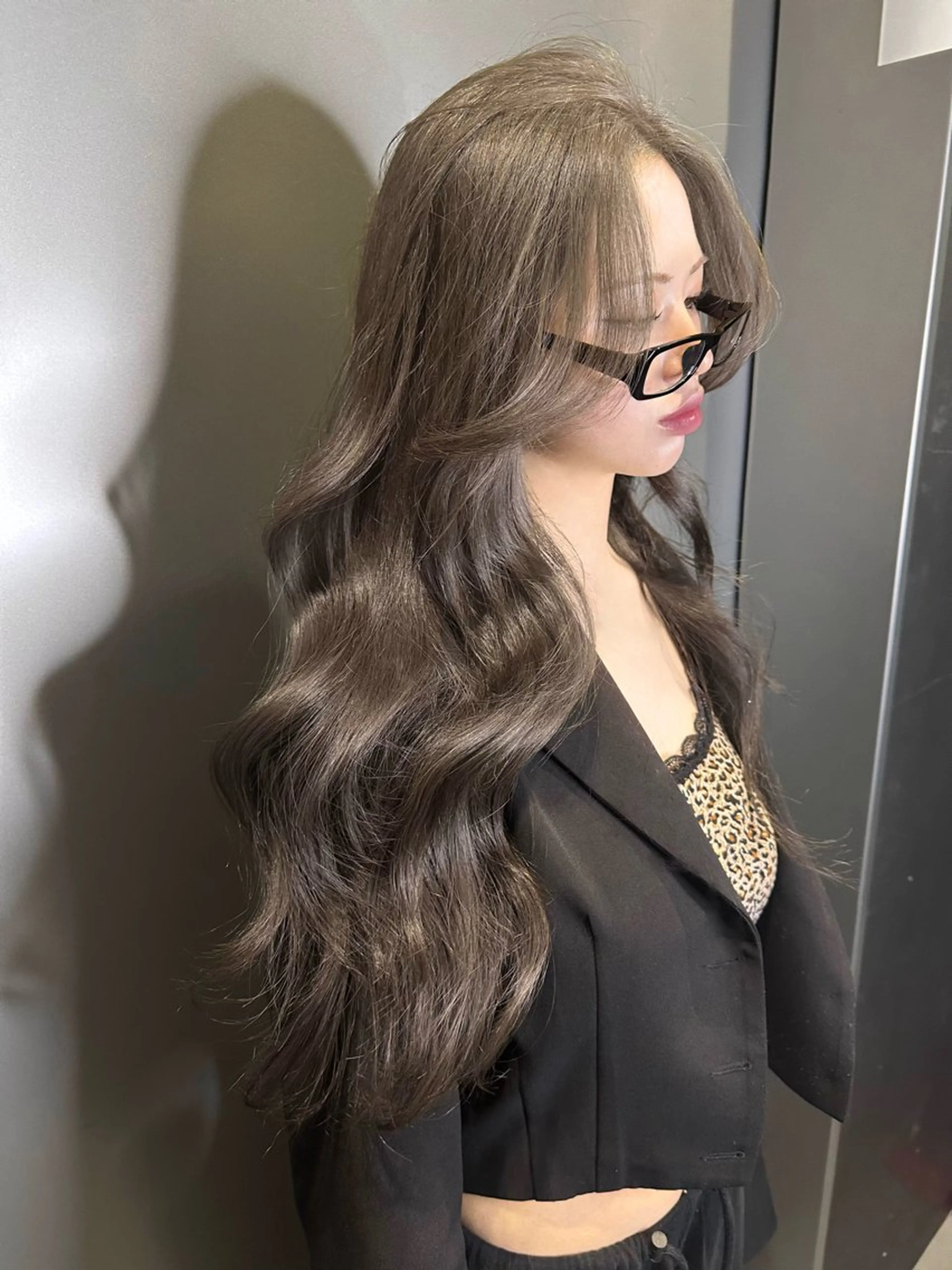 ロング カラー ブリーチ 透明感カラー ダブルカラー ブリーチなしカラー 韓国風ヘア ワンホン🎀韓国ヘア 💞新宿/GAKUのヘアスタイル