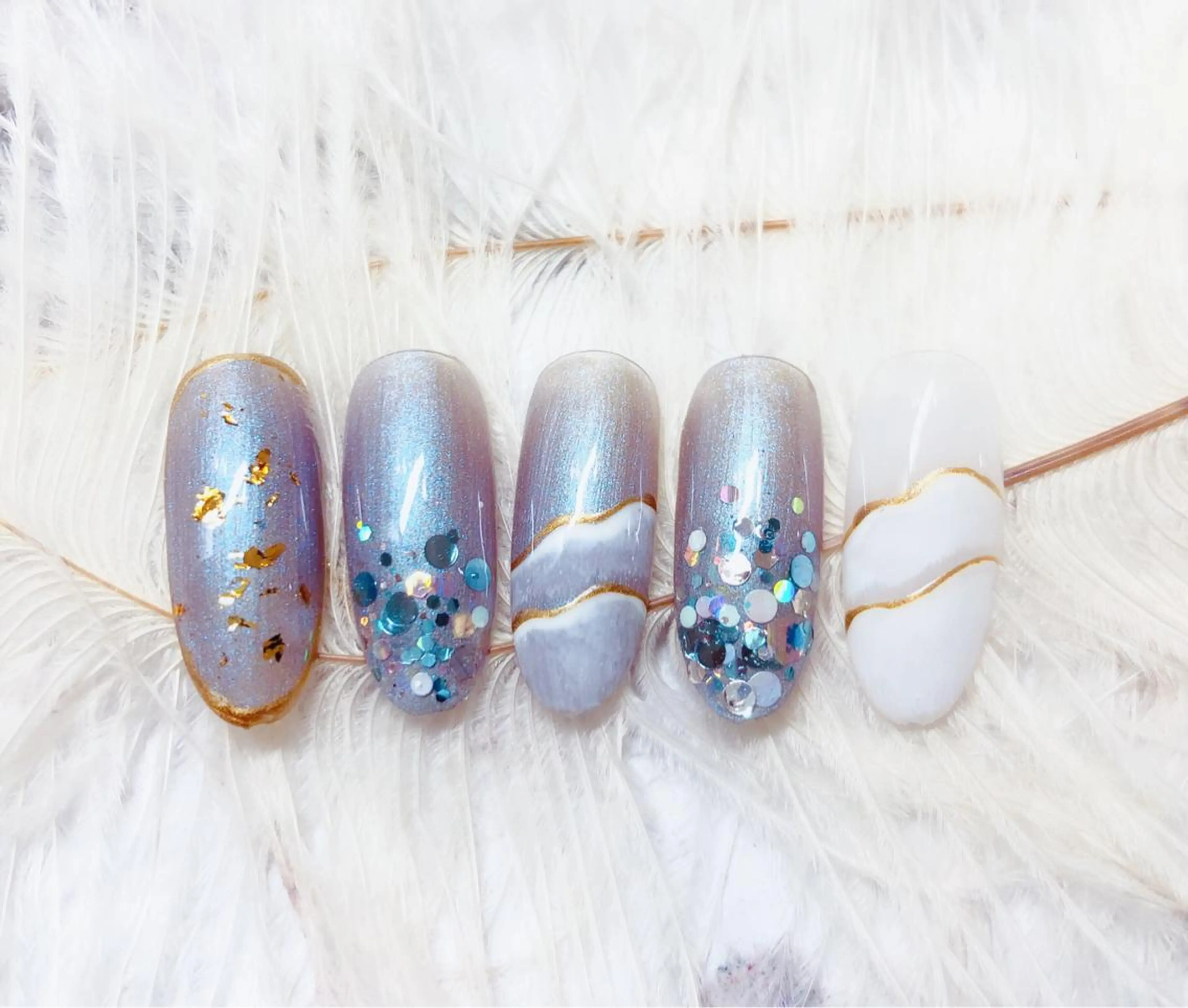 ネイル ハンドネイル マジックミラー所属・マジック ミラーのネイルデザイン