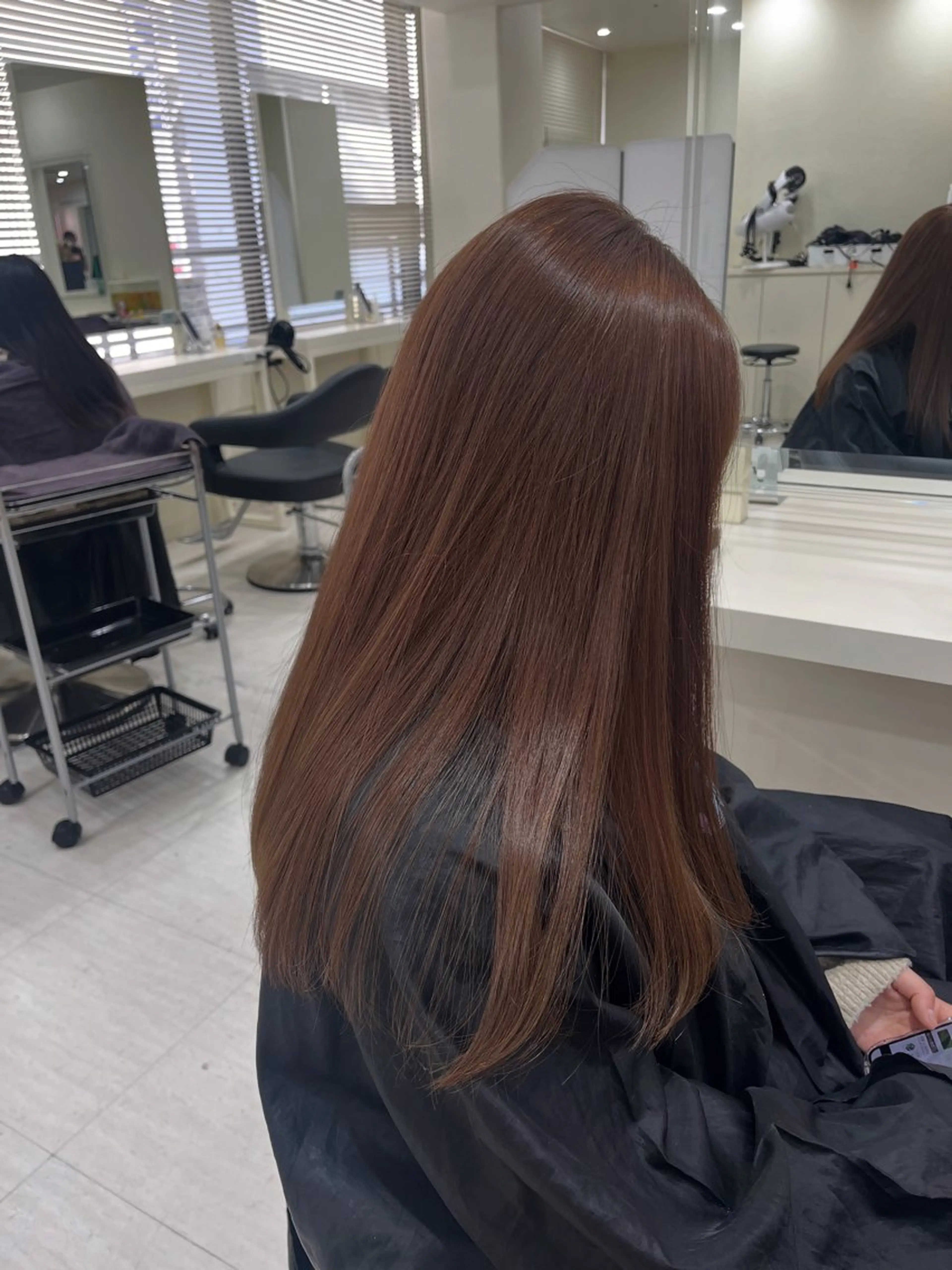 ロング カラー ヘアカラー トリートメント ヘッドスパ うる艶ハイトーン/ ベージュ/りくと🦔のヘアスタイル