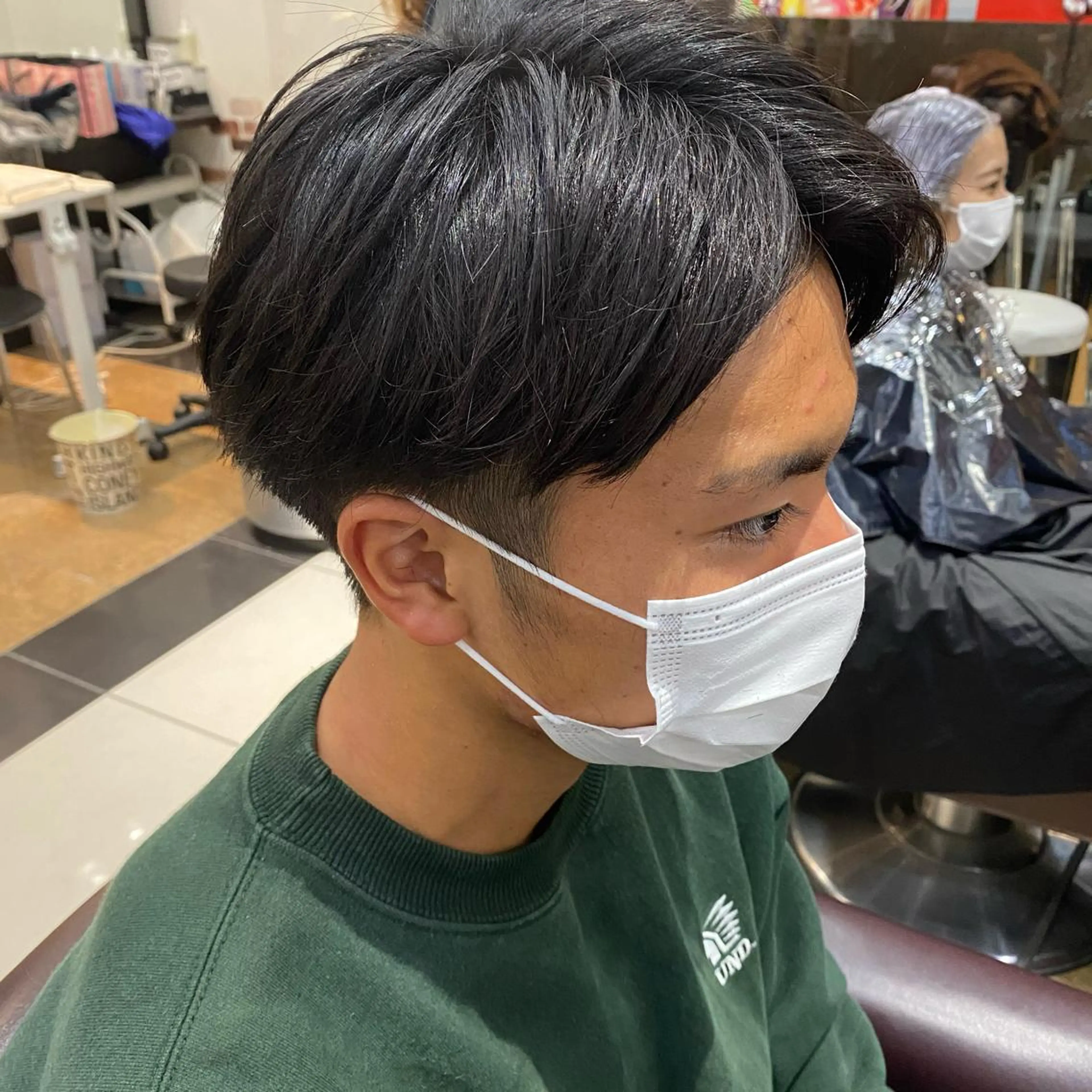 ショート メンズ カット 酸スト/フェザー パーマ/三谷海斗のヘアスタイル